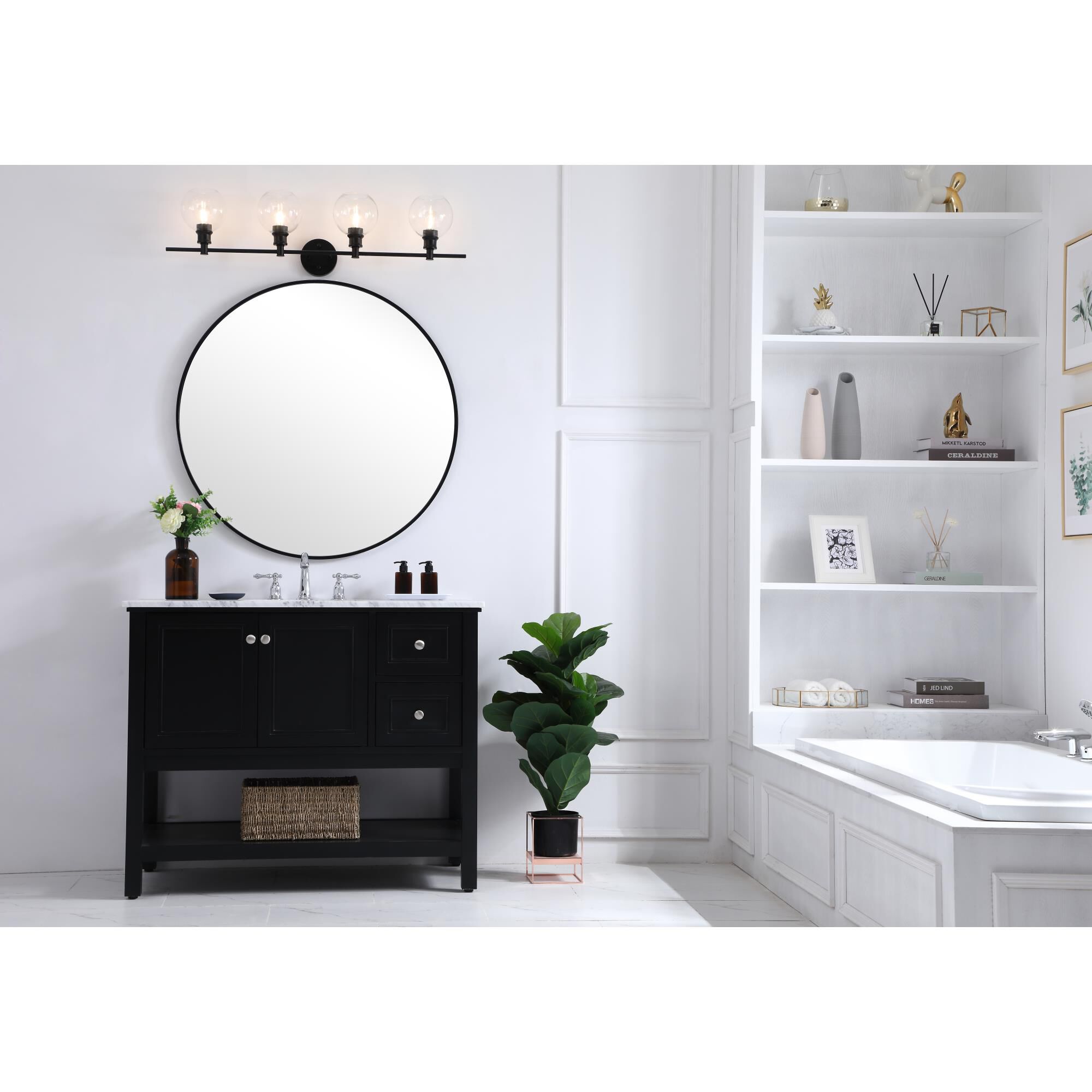 Collier 38 Inch Bath Vanity Light by Elegant Lighting