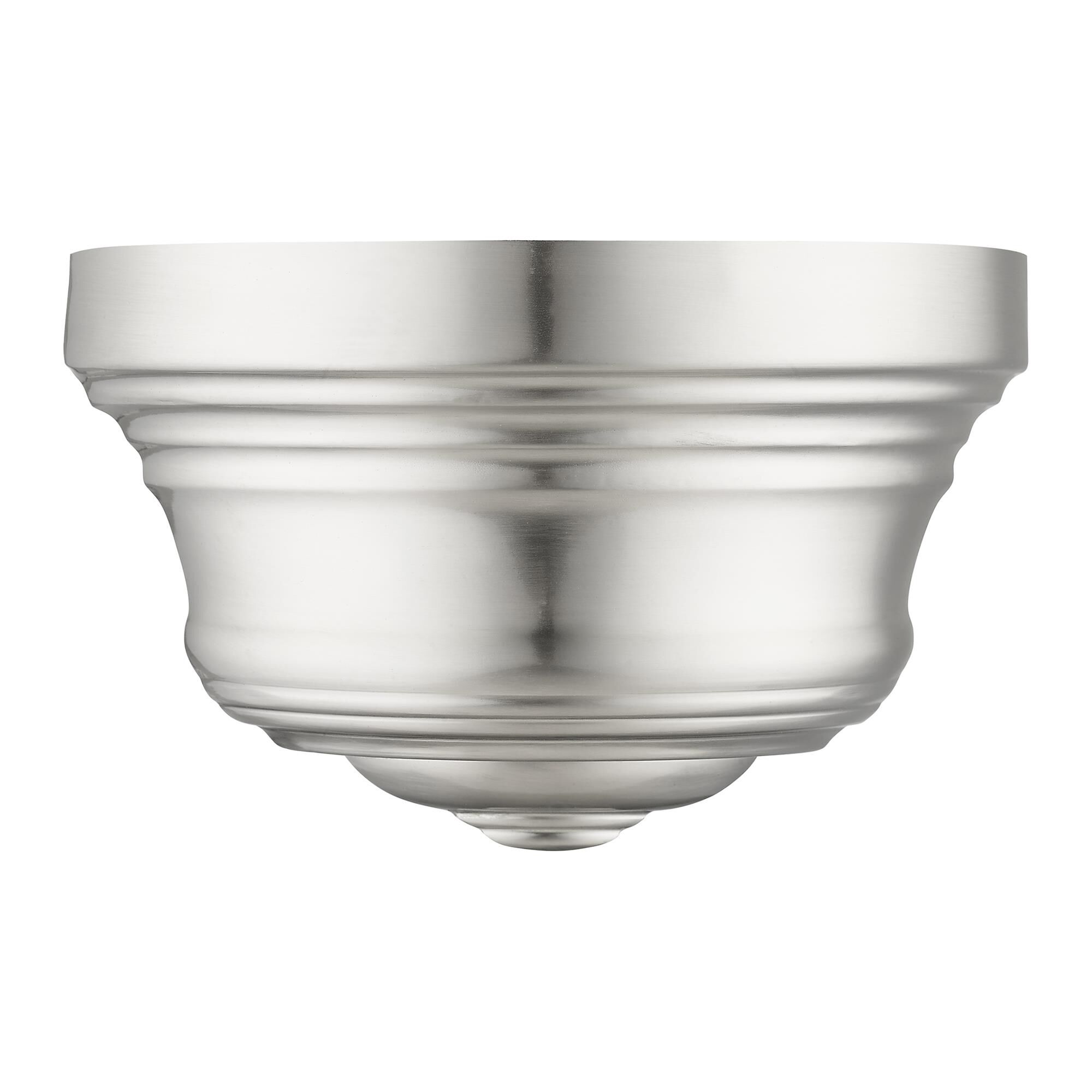 Shown in Brushed Nickel finish and Brushed Nickel Steel With Gold Finish Inside shade