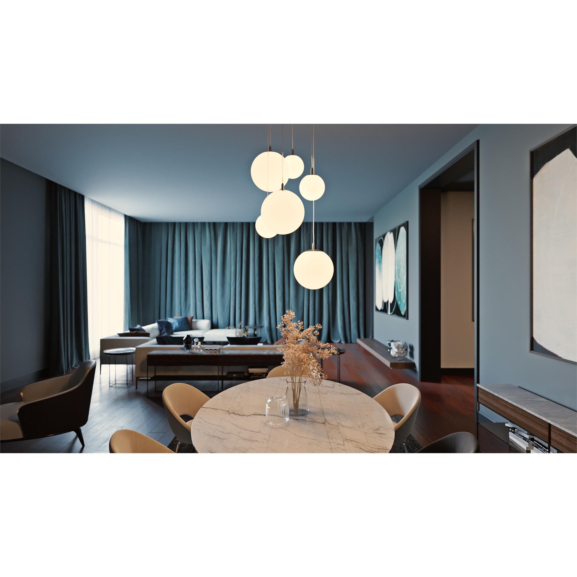 Loretto 27 Inch 6 Light Multi Light Pendant by AFX Lighting
