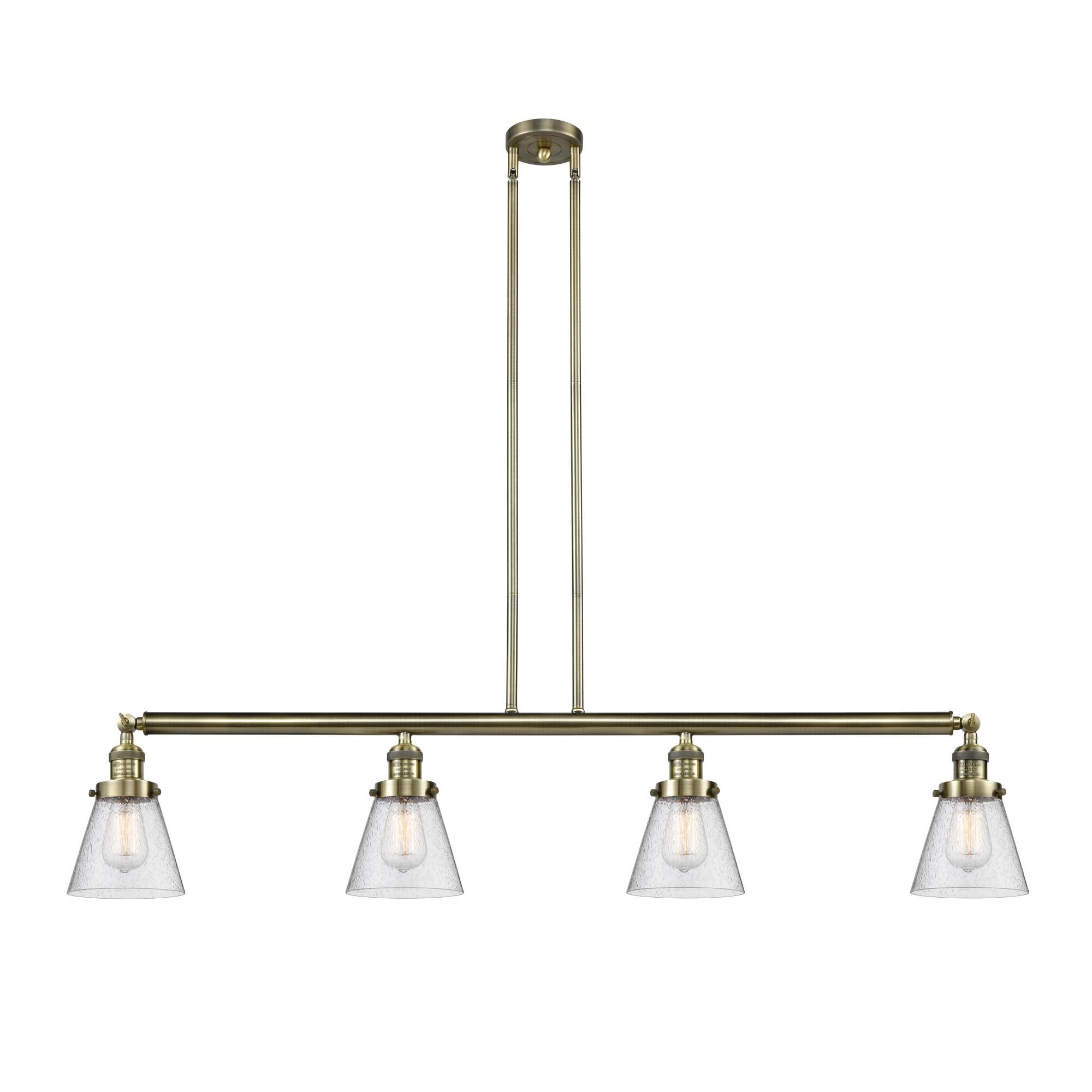 Bruno Marashlian Small Cone 48 Inch 4 Light LED Linear Suspension Light by Innovations Lighting