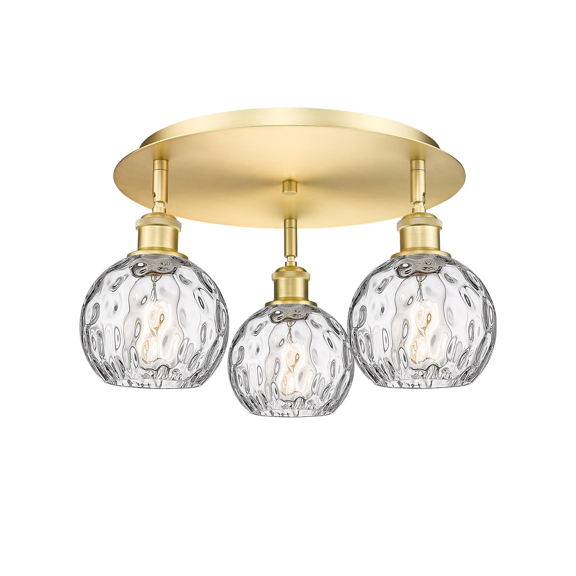 Bruno Marashlian Athens Water Glass 18 Inch Flush Mount by Innovations Lighting