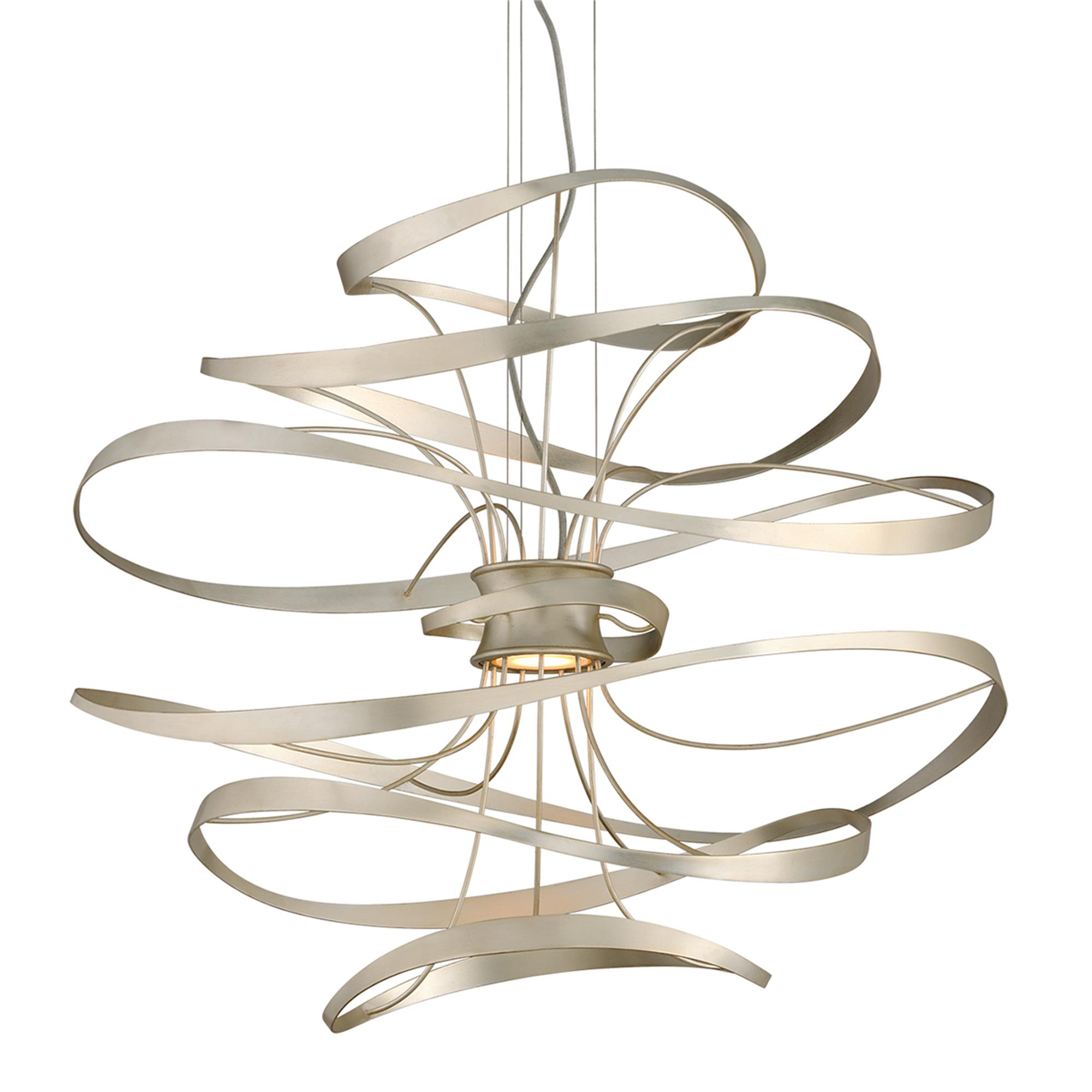 Shown in Silver Leaf With Polished Stainless Accents finish