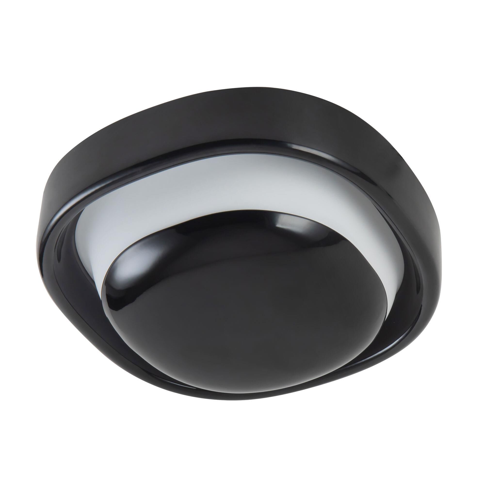 Shown in Glossy Black finish and Matte Opal glass