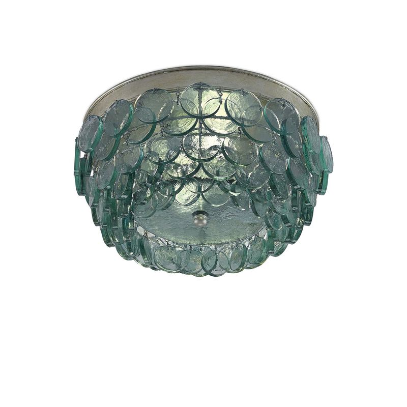 Braithwell 16 Inch 2 Light Flush Mount by Currey and Company