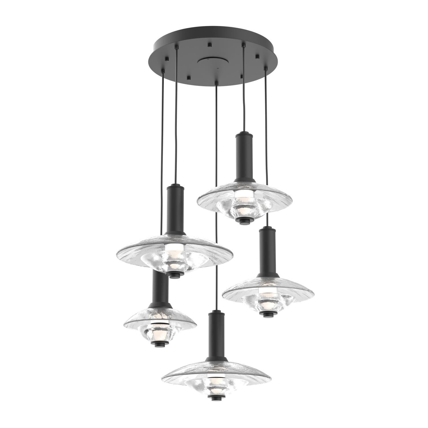 Levi Wilson Cirrus 30 Inch Multi Light Pendant by Hammerton Studio