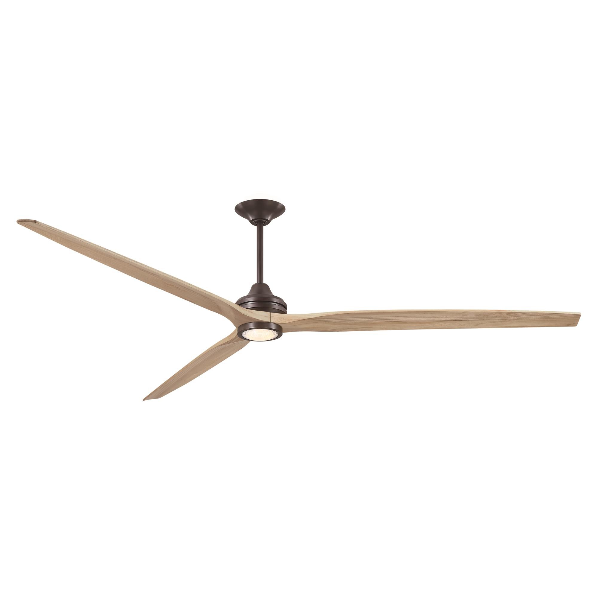 Spitfire 96 Inch Ceiling Fan with Light Kit,