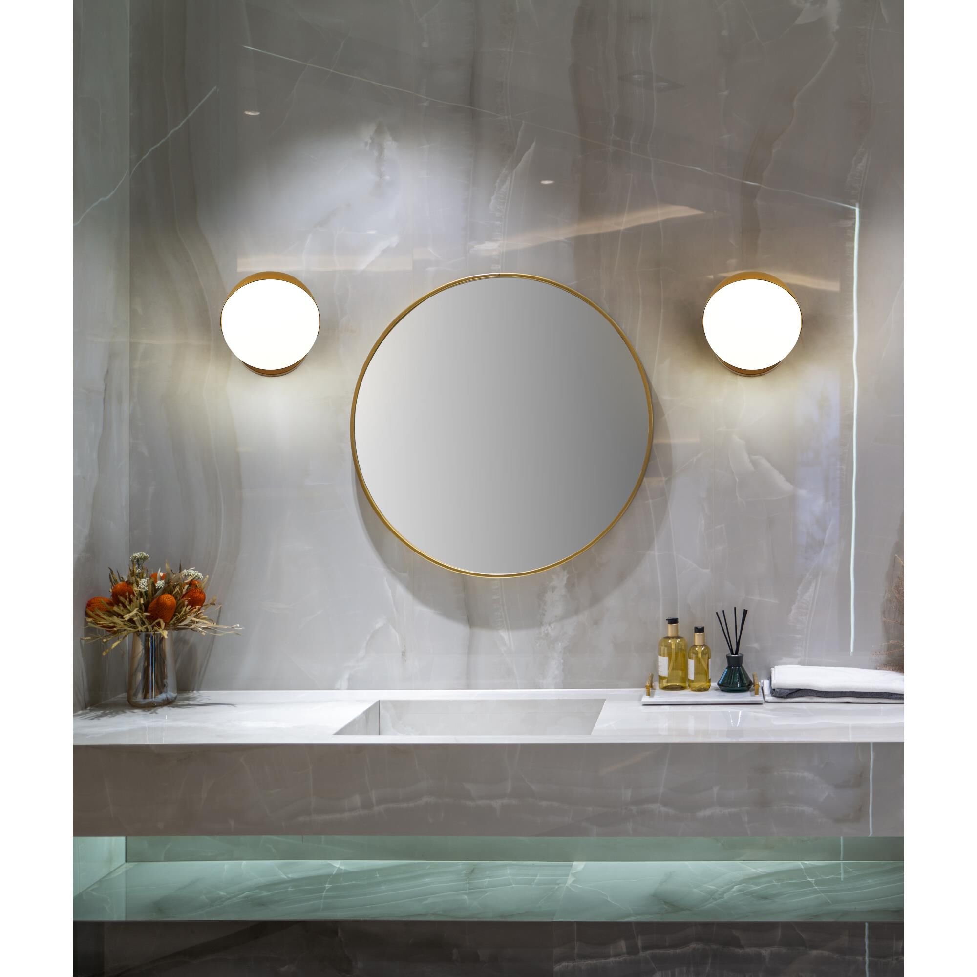 Realm Sphere 6 Inch Wall Sconce by Z Lite