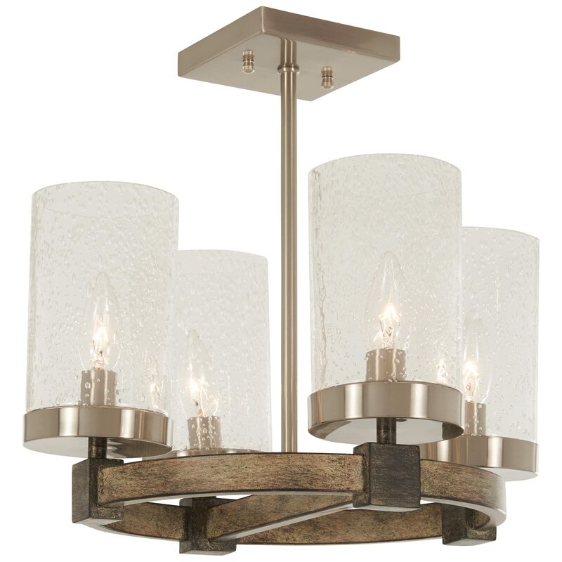 Bridlewood 16 Inch Semi Flush Mount by Minka Lavery
