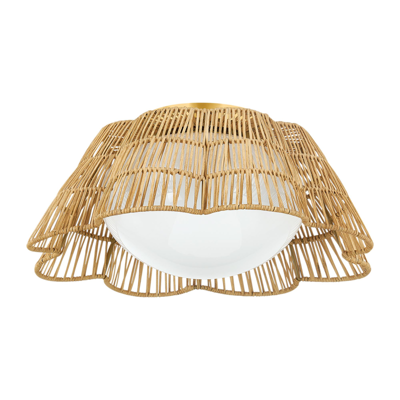Rosa 18 Inch Flush Mount by Mitzi