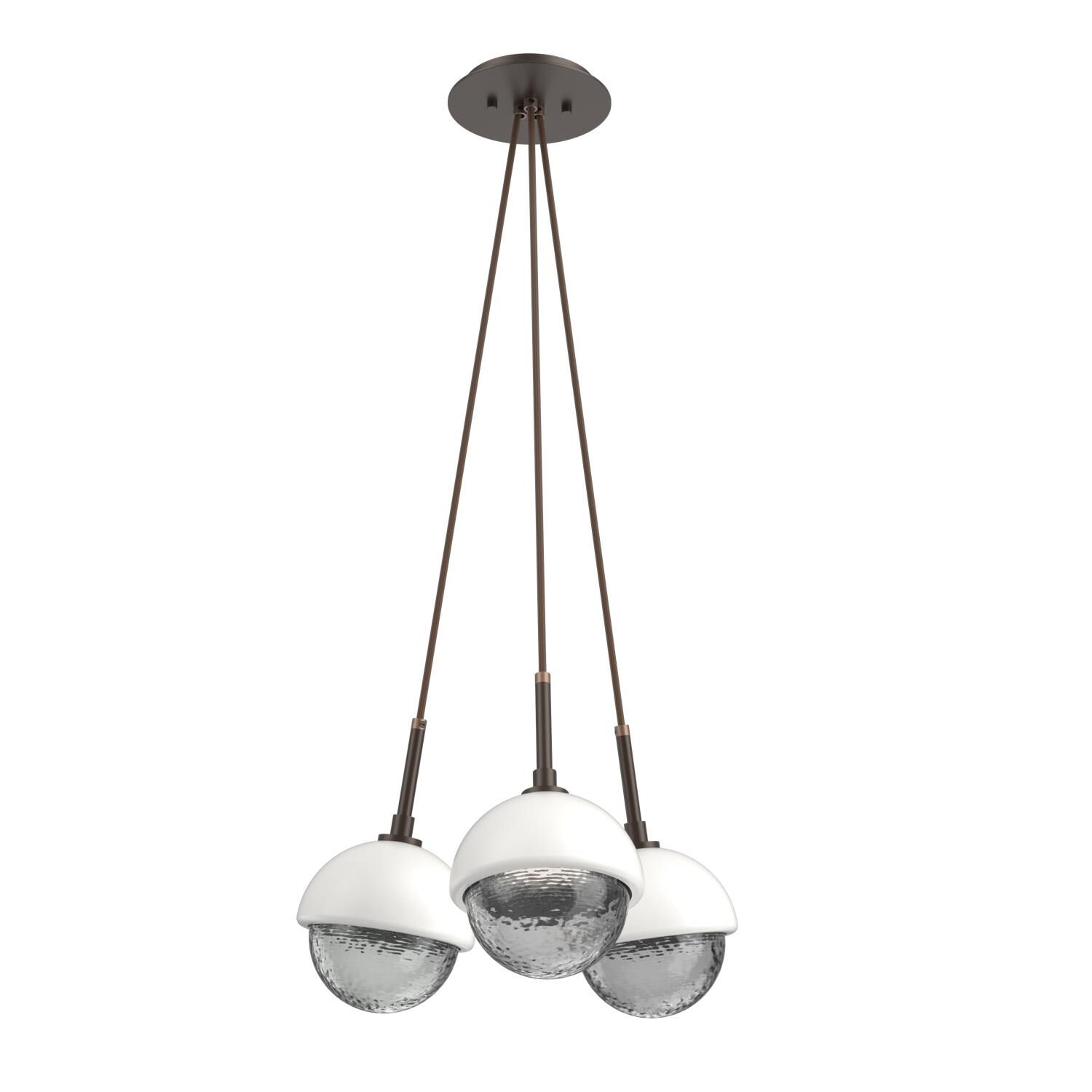 Shown in Flat Bronze finish and Smoke glass and Salt White accent
