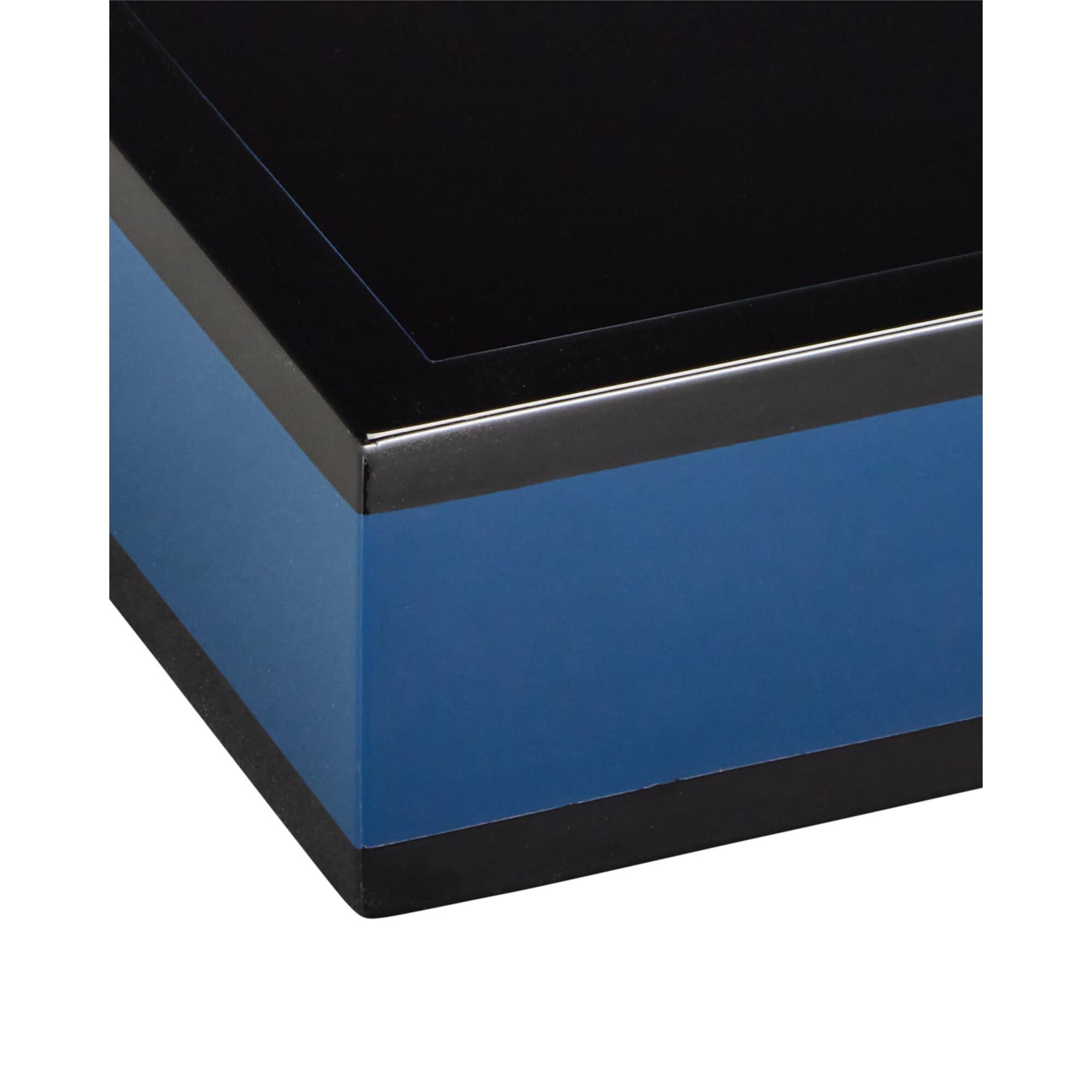 Navy Lacquer Tray,