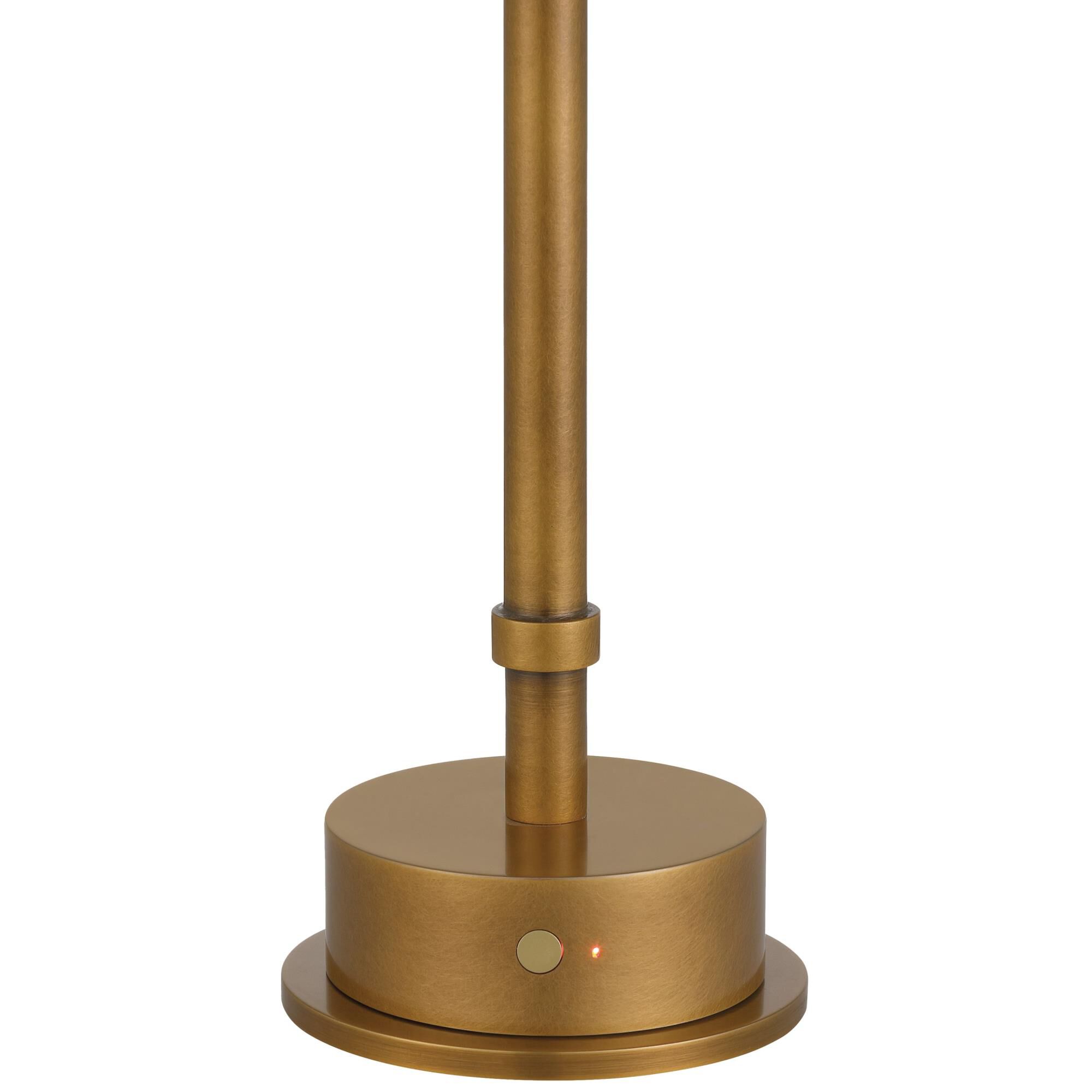 Shown in Polished Antique Brass and Clear finish and Frosted glass