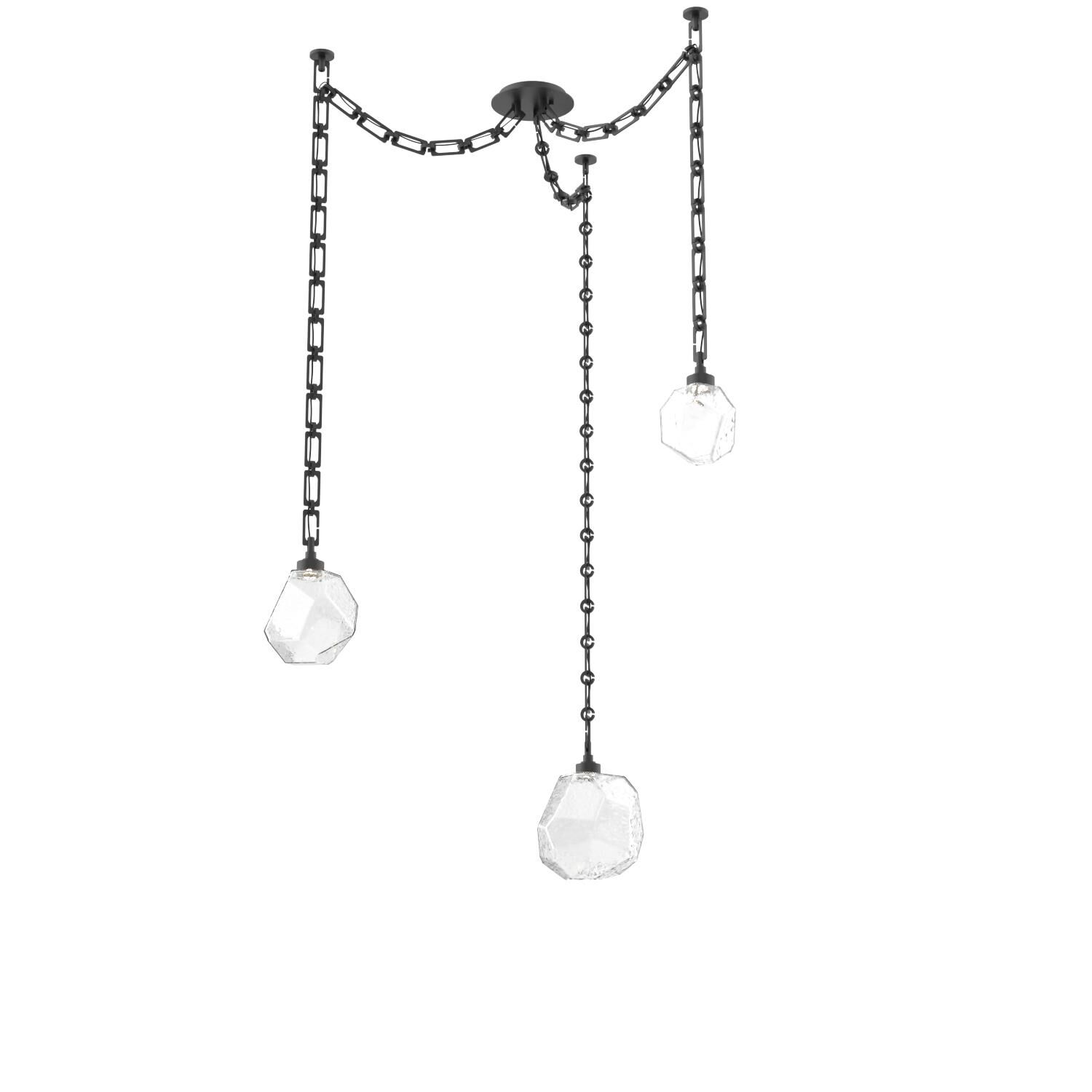 Levi Wilson Gem 17 Inch Multi Pendant Light by Hammerton Studio