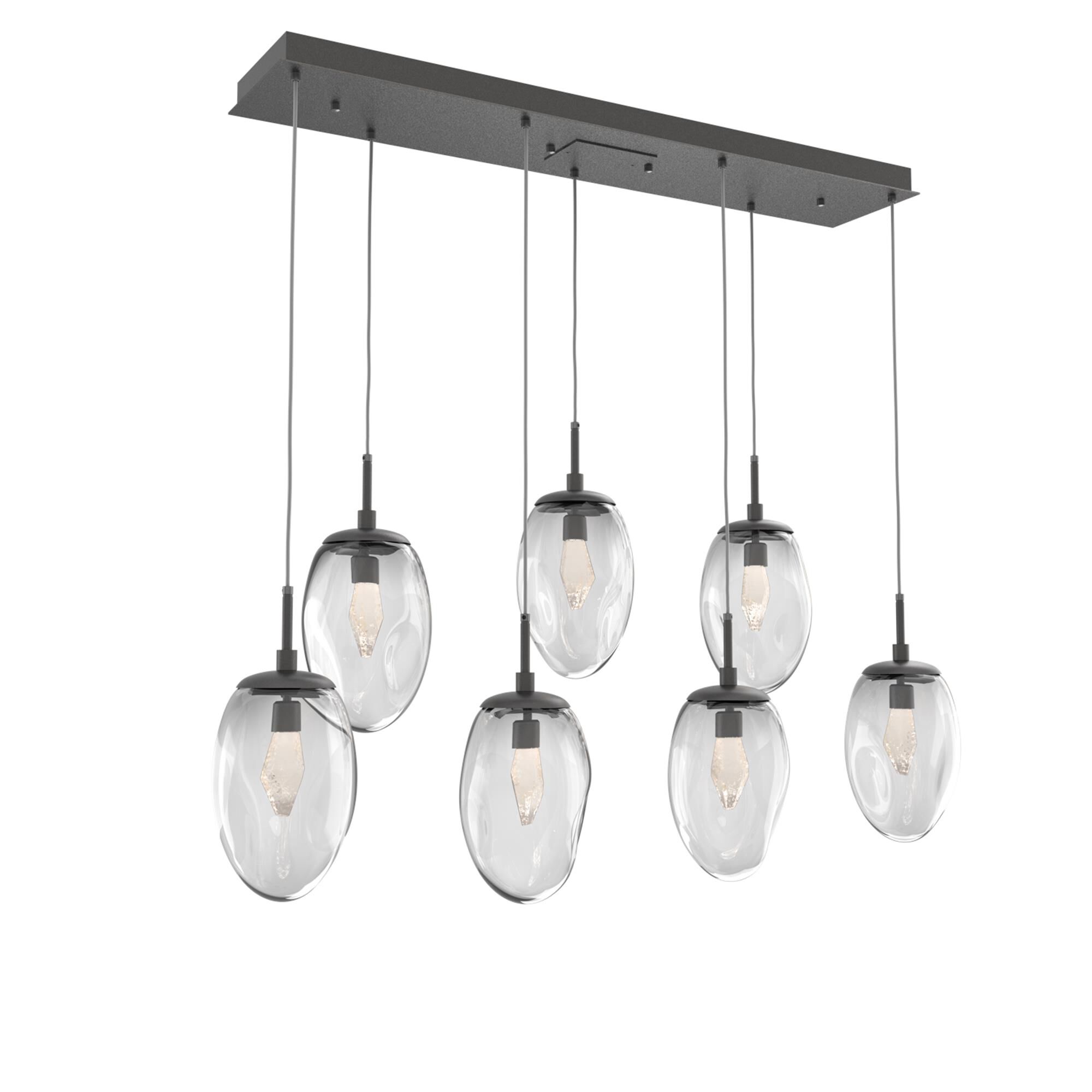 Shown in Graphite finish and Geo Inner And Clear Outer glass