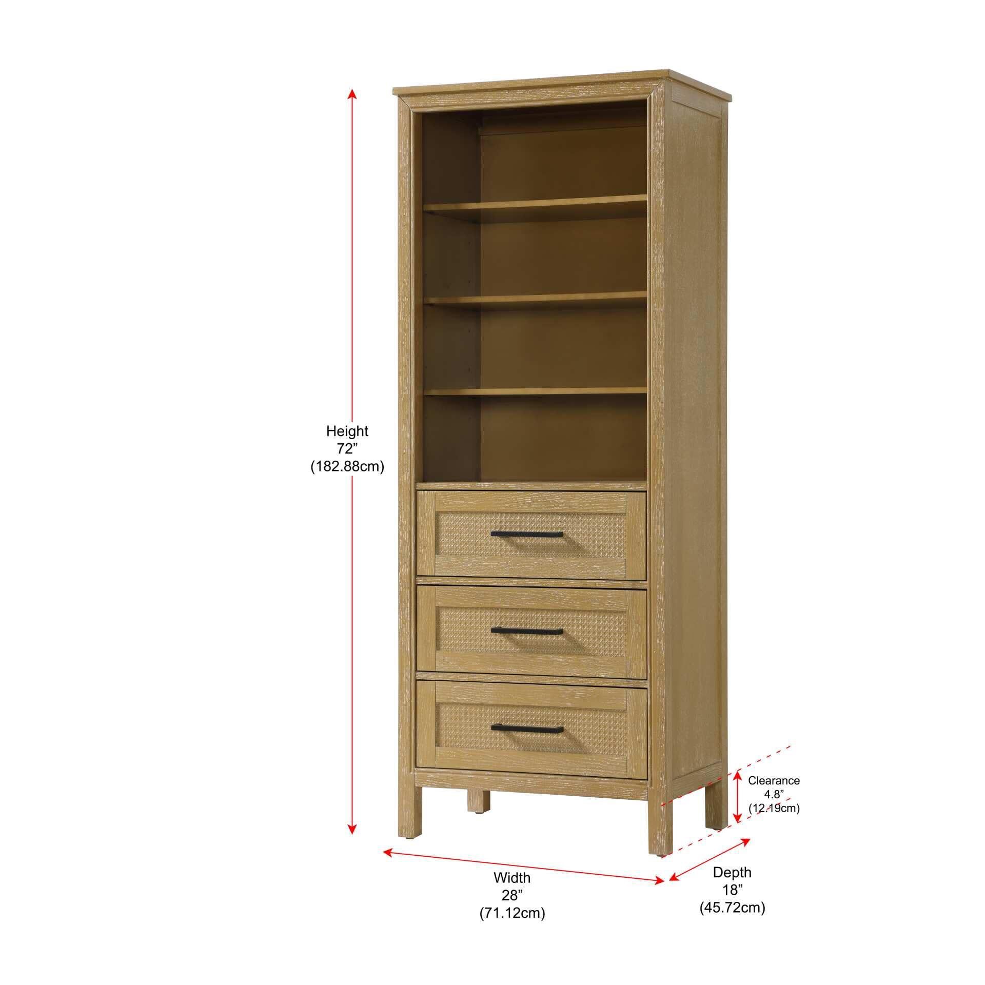 Alina 72 Inch Storage Cabinet by Elegant Decor