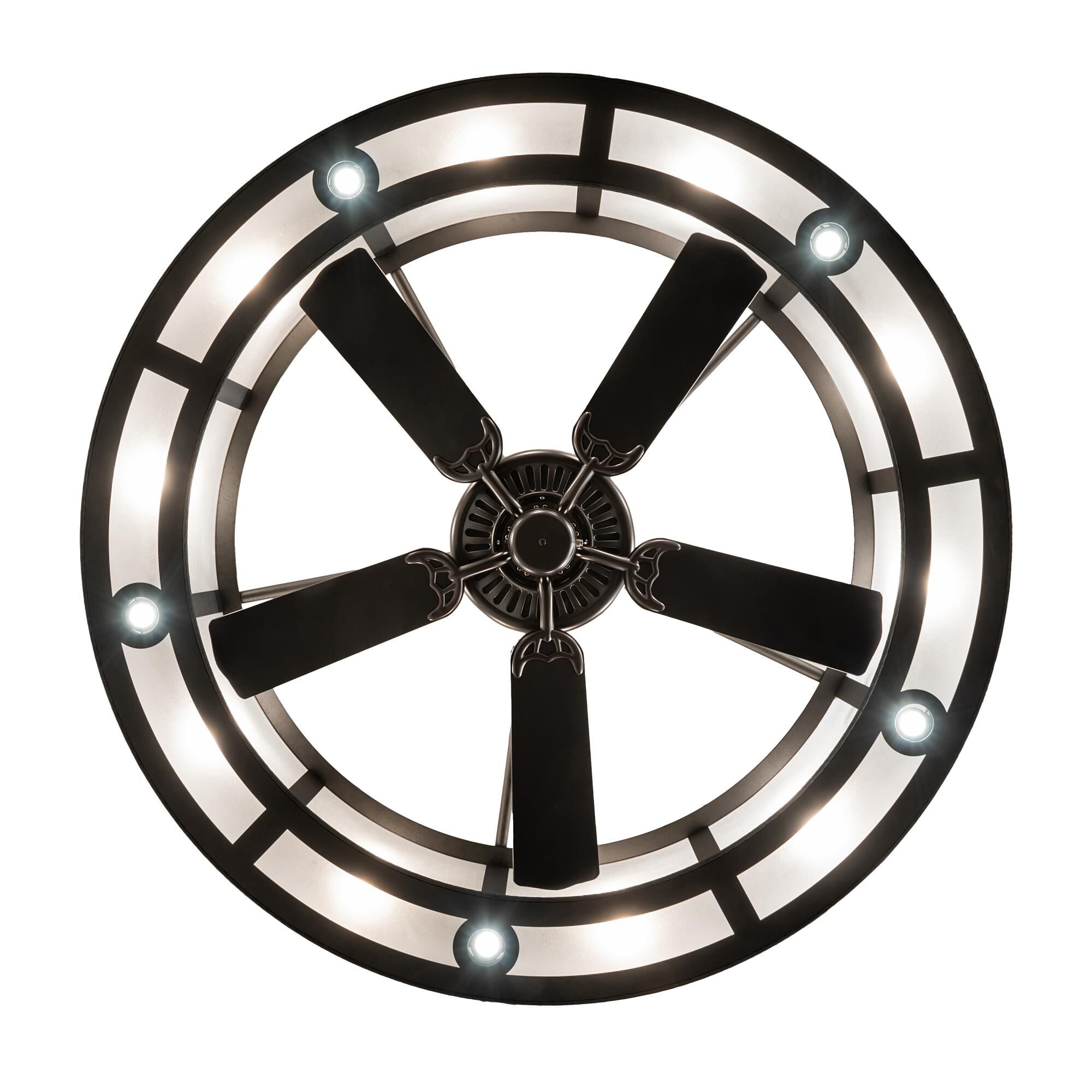 Shown in Wrought Iron finish and Seeded  Or Acrylic glass