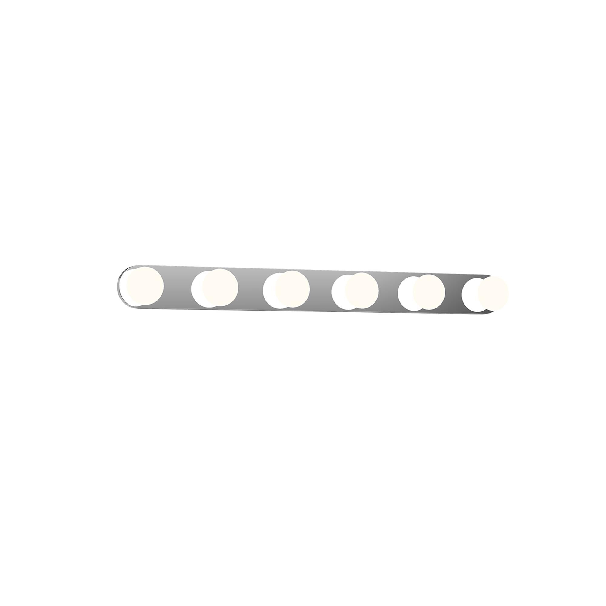 Shown in Chrome finish and Frosted Acrylic glass