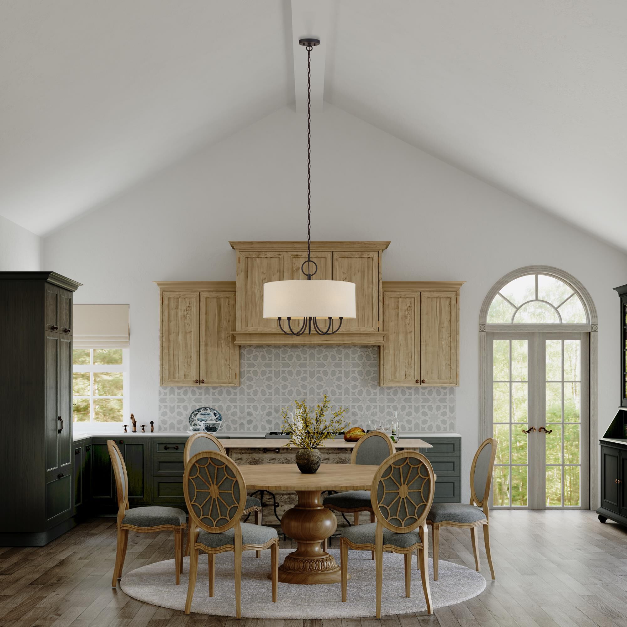 Bellingham 22 Inch Large Pendant by Livex Lighting