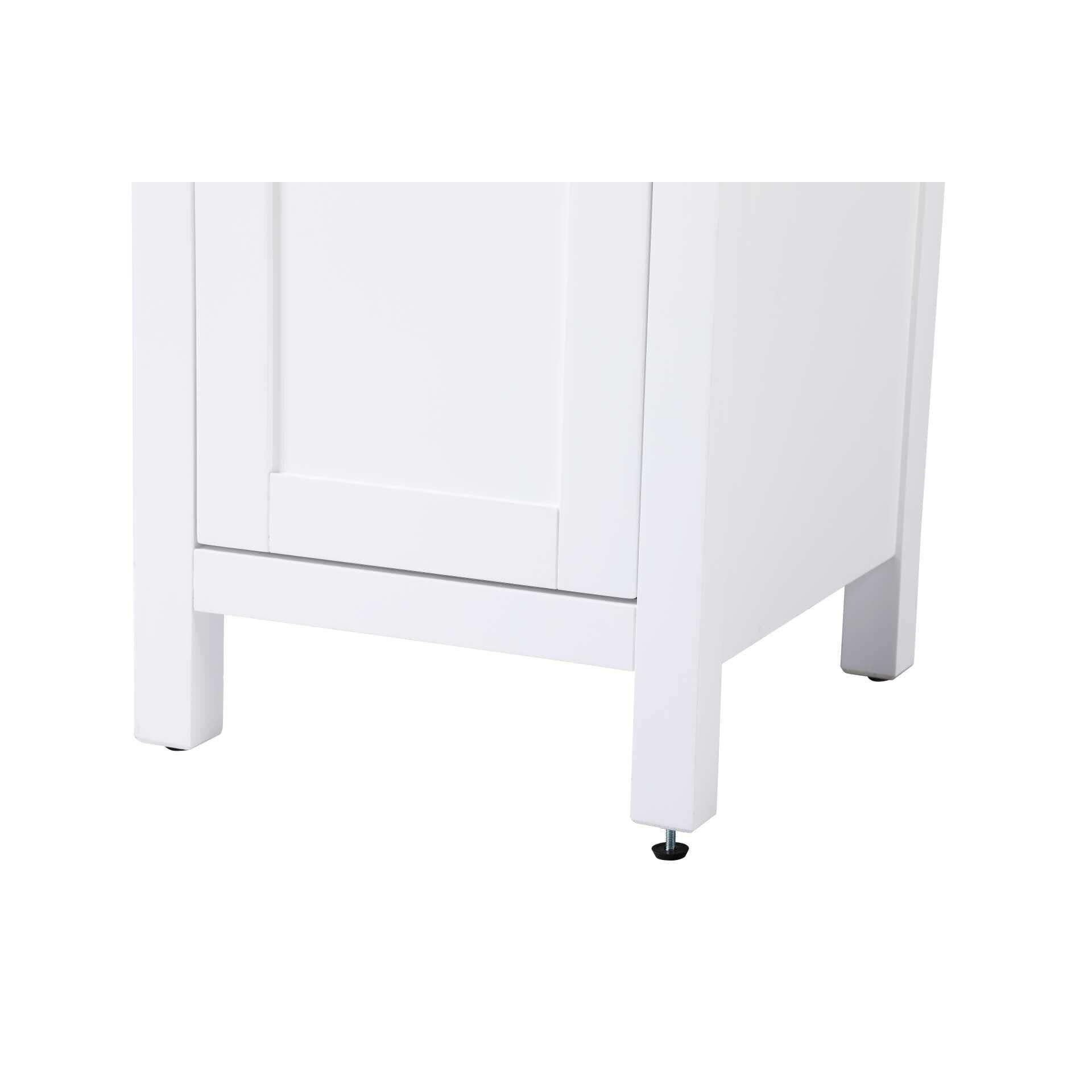 Shown in White finish