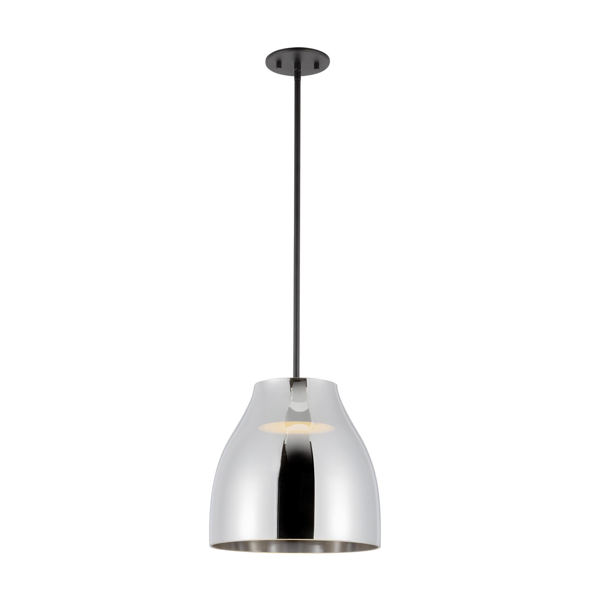 Shown in Black finish and Chrome with Frosted Acrylic Diffuser glass