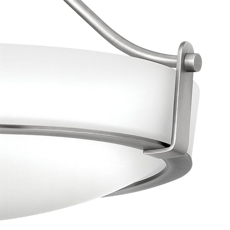 Hathaway 21 Inch 4 Light Semi Flush Mount by Hinkley