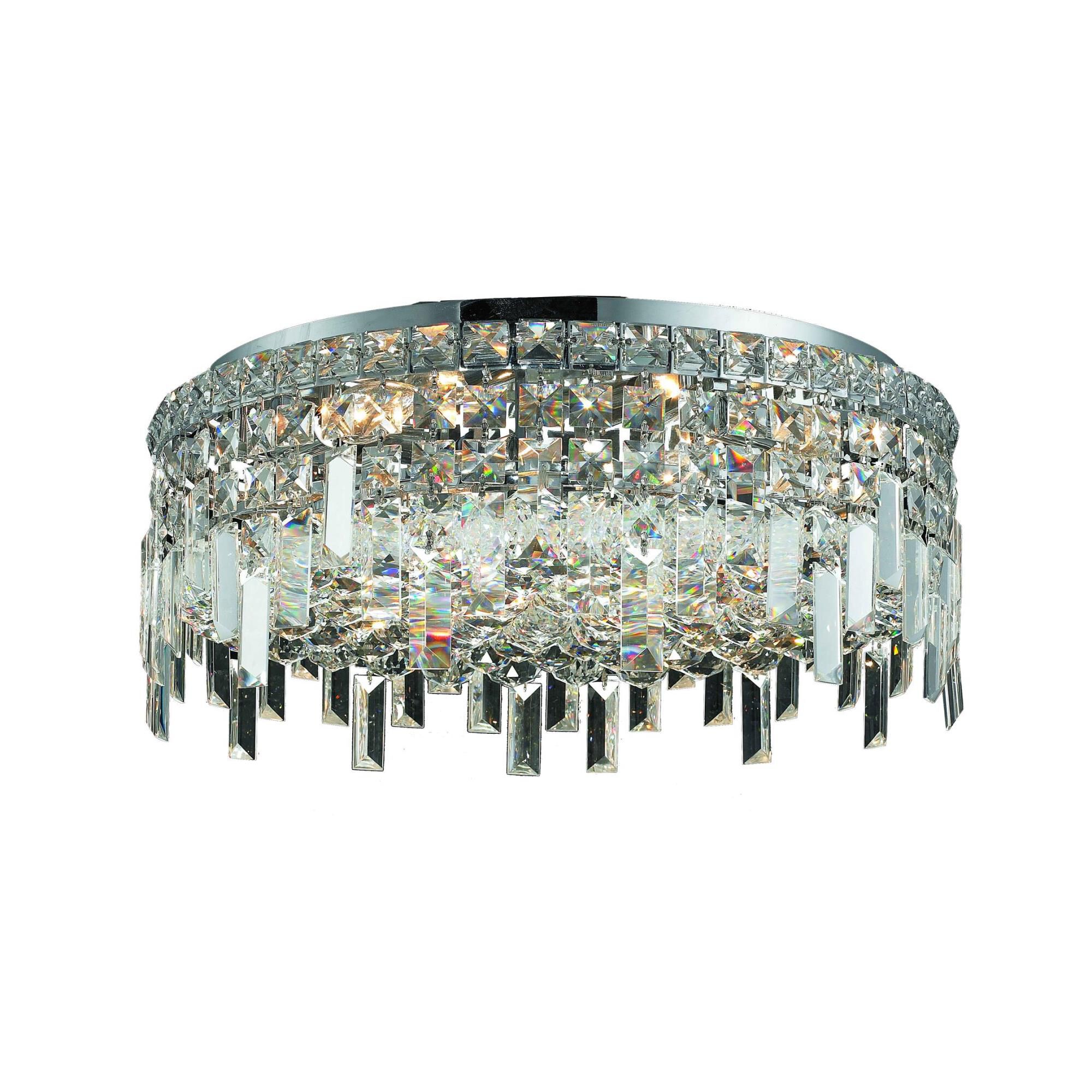 Maxim 20 Inch 6 Light Flush Mount by Elegant Lighting