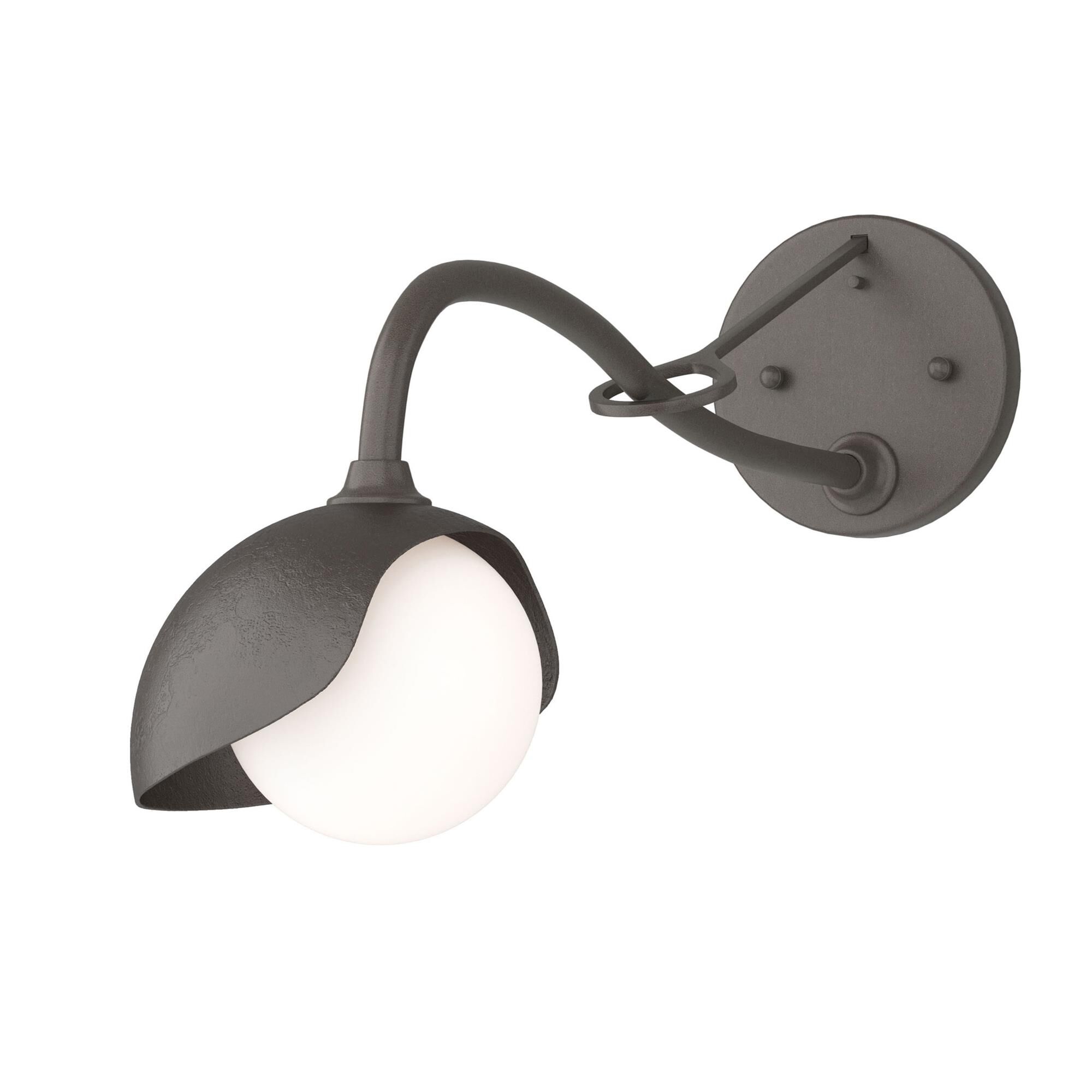 Shown in Dark Smoke finish and Opal glass and Oil Rubbed Bronze (14) accent
