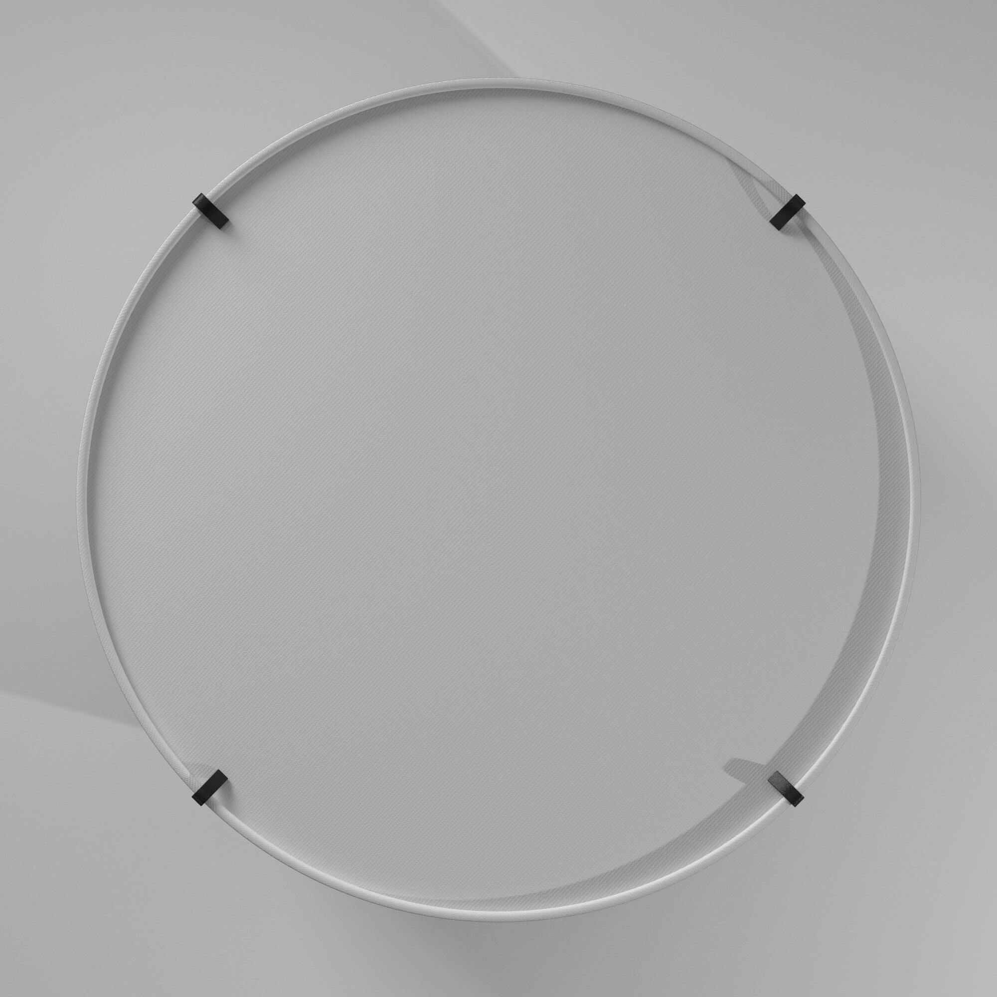 Trapazoid 16 Inch 3 Light LED Flush Mount by Dainolite