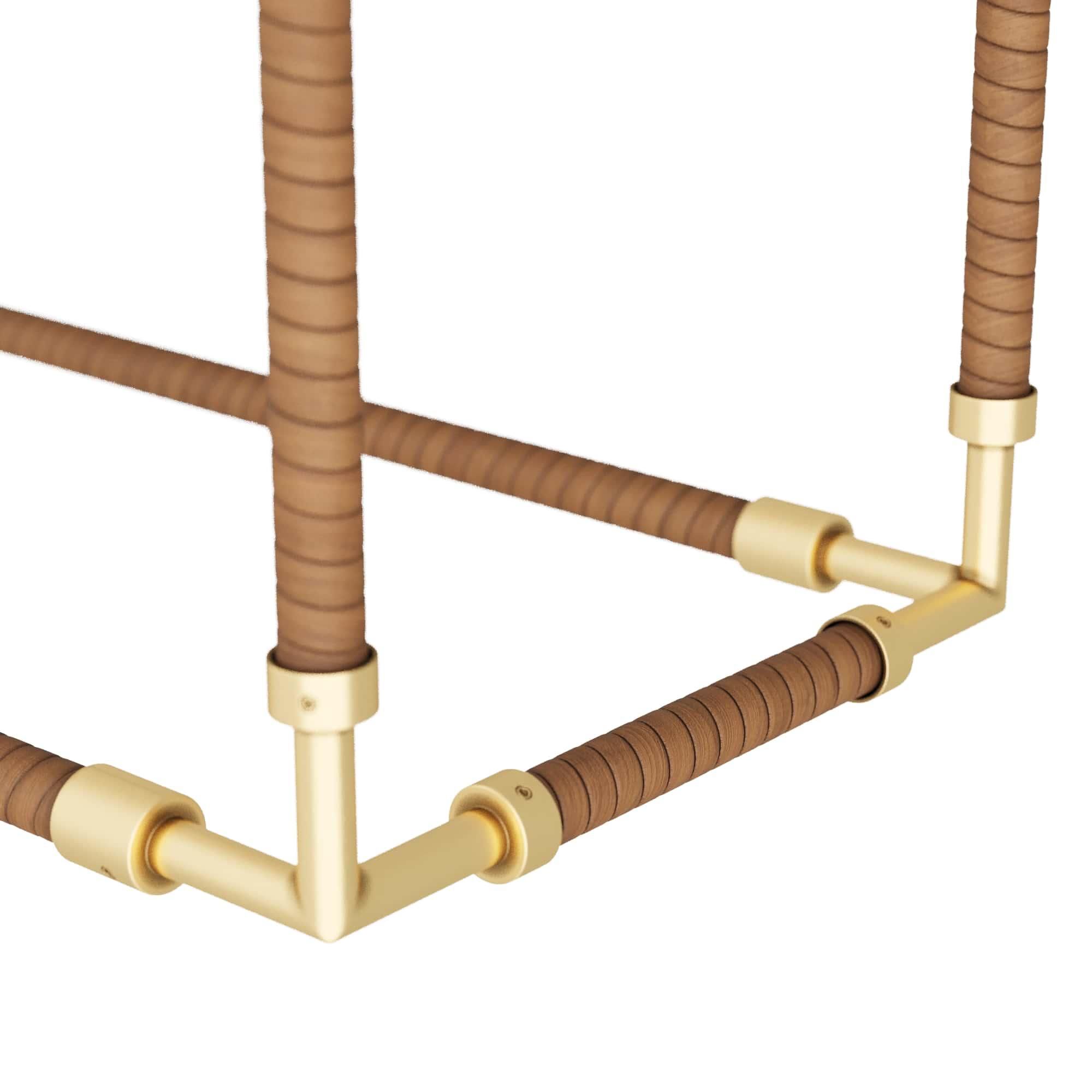 Trenton 42 Inch 3 Light Linear Suspension Light by Arteriors Home