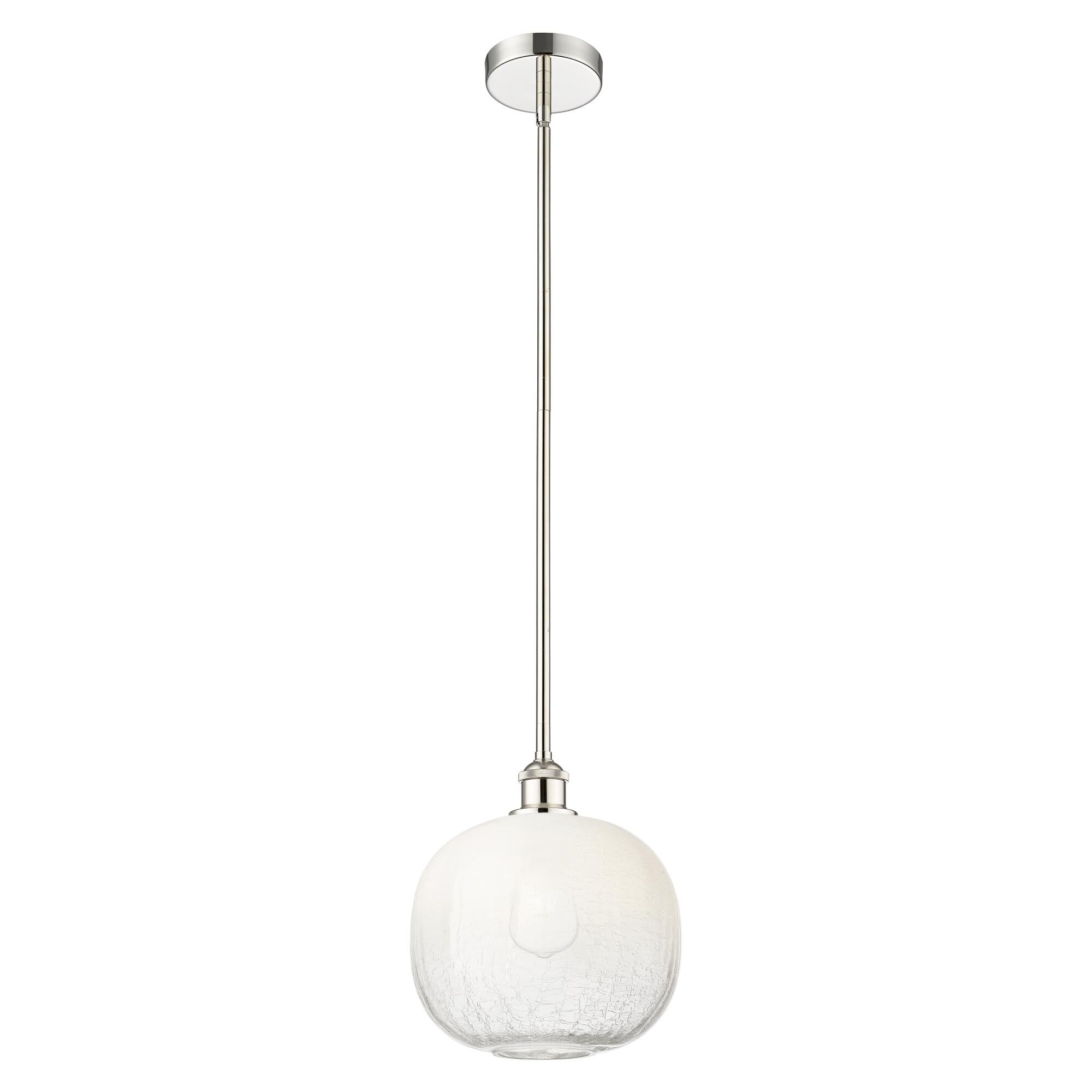 Shown in Polished Nickel finish and Opal glass