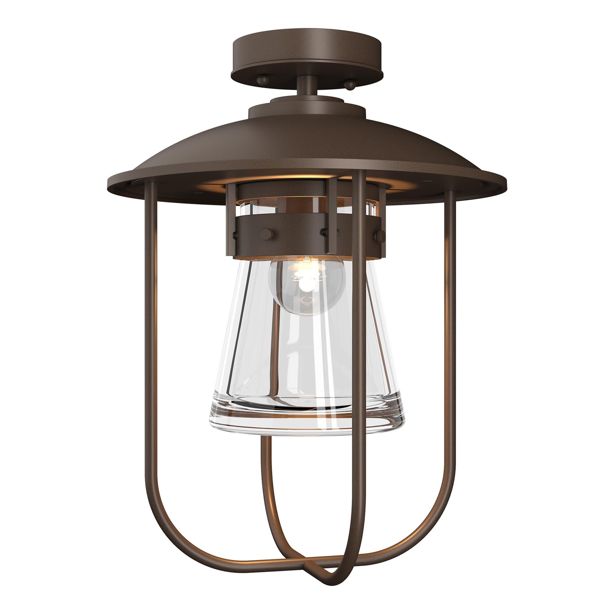Shown in Coastal Bronze finish and Clear  glass