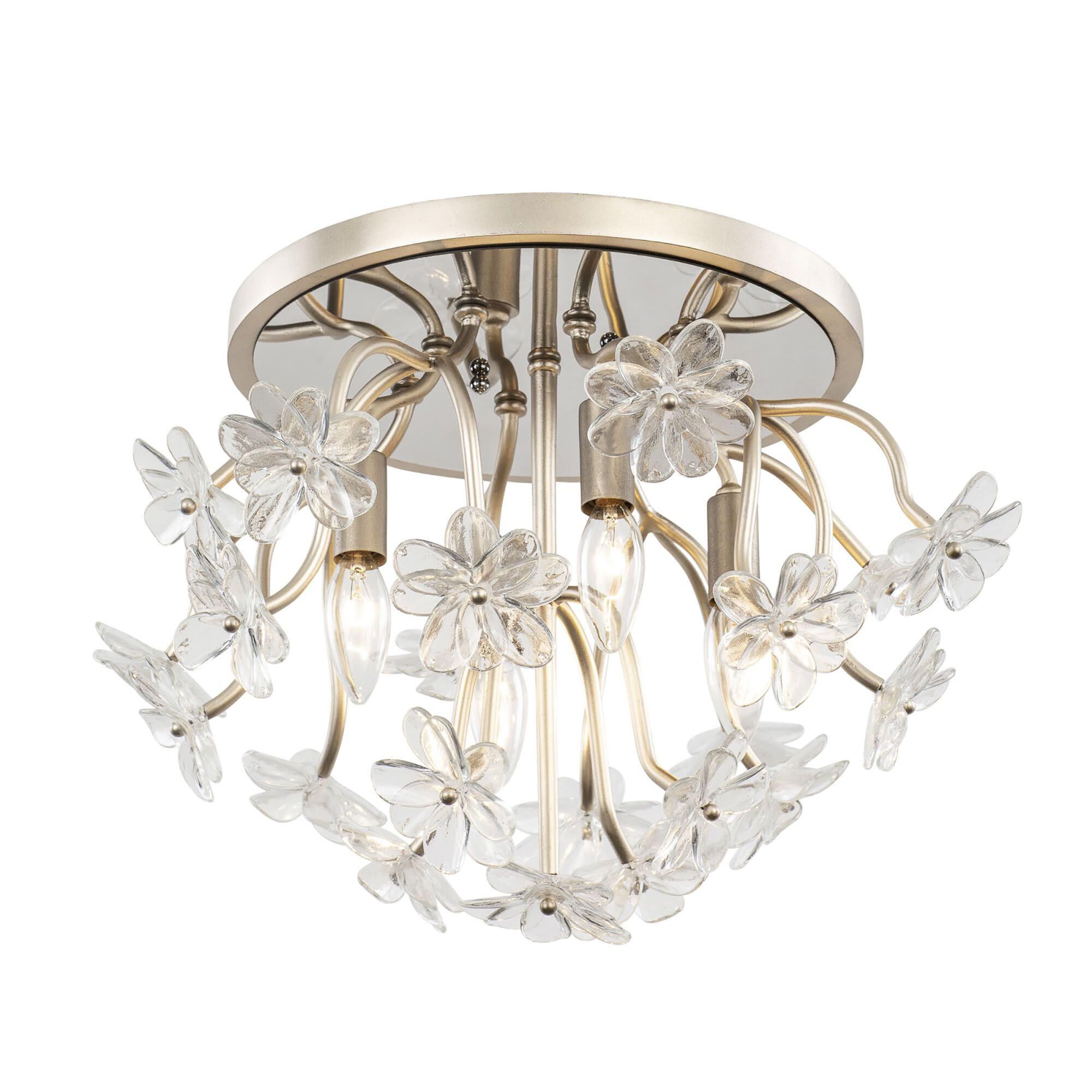 Wildflower 19 Inch 4 Light Semi Flush Mount by Varaluz