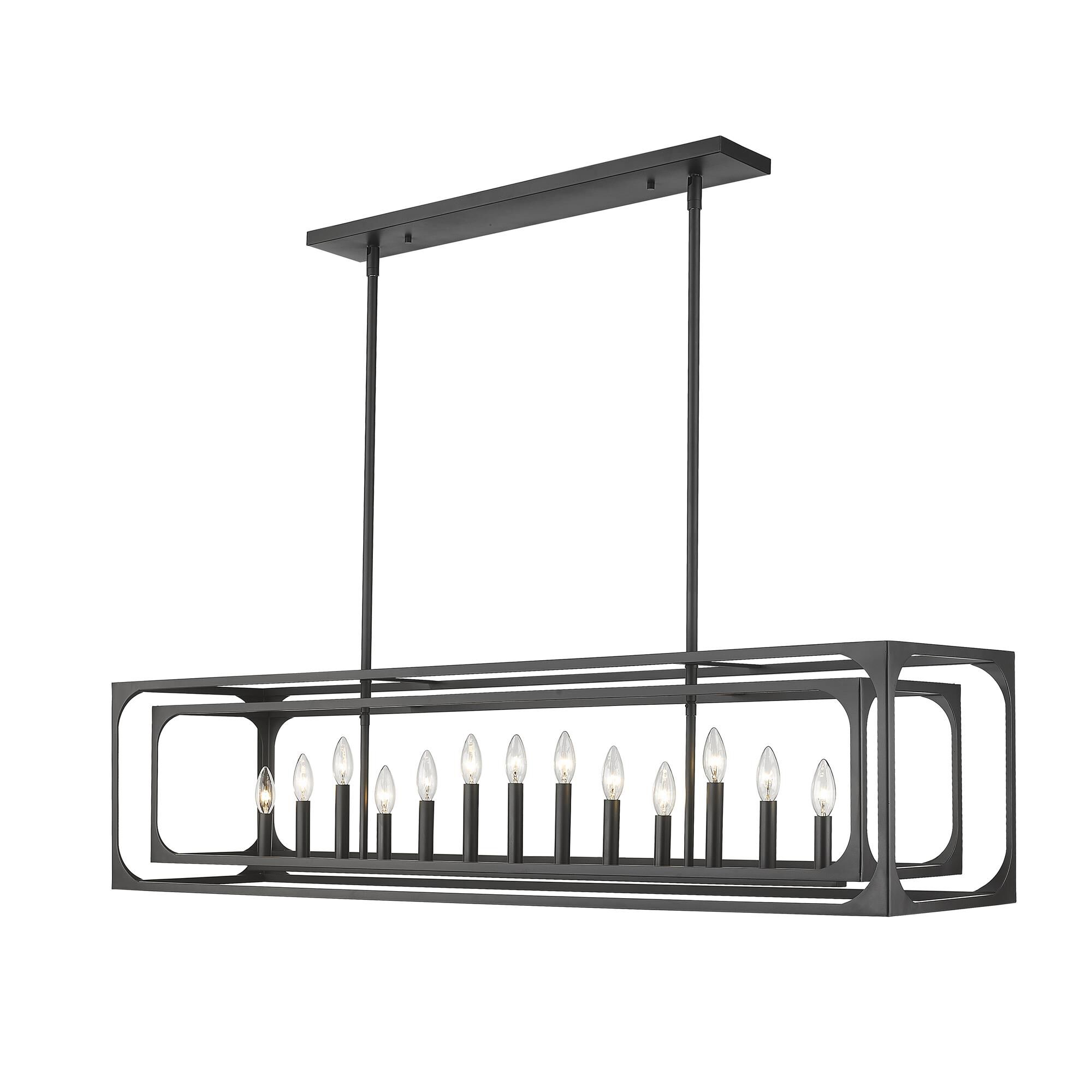 Shown in Matte Black finish and Steel shade