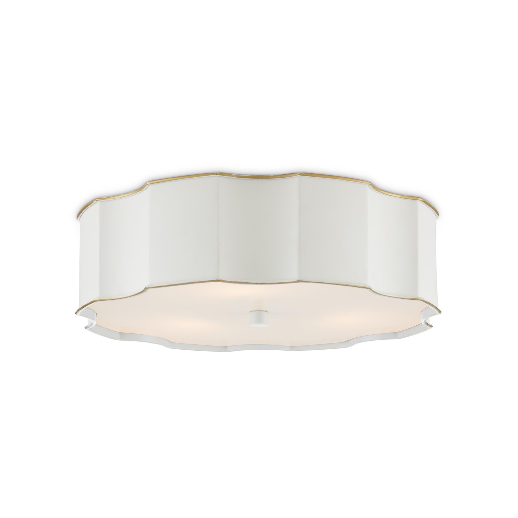 Wexford 19 Inch 3 Light Flush Mount by Currey and Company