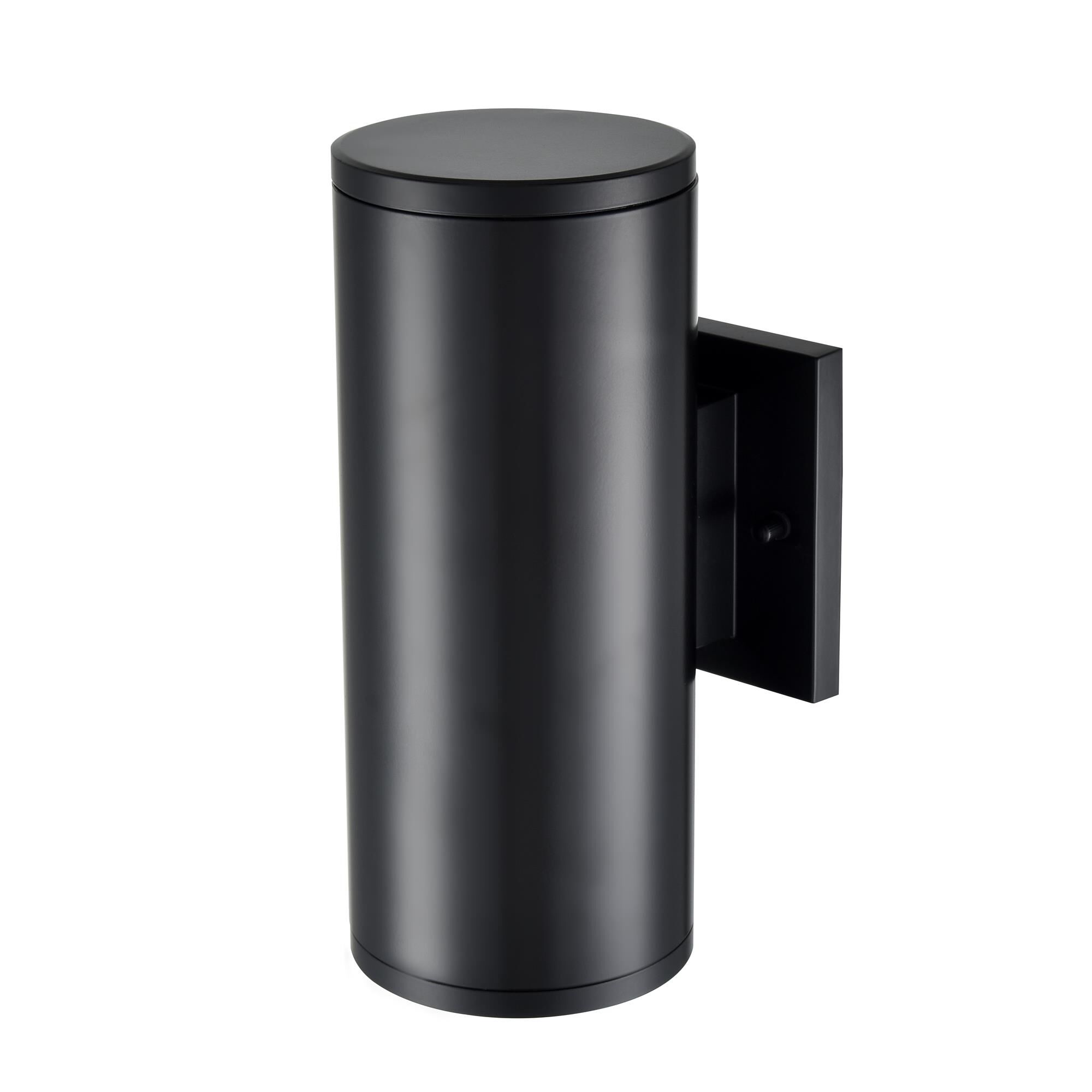 Shown in Powder Coated Black finish and Frosted glass