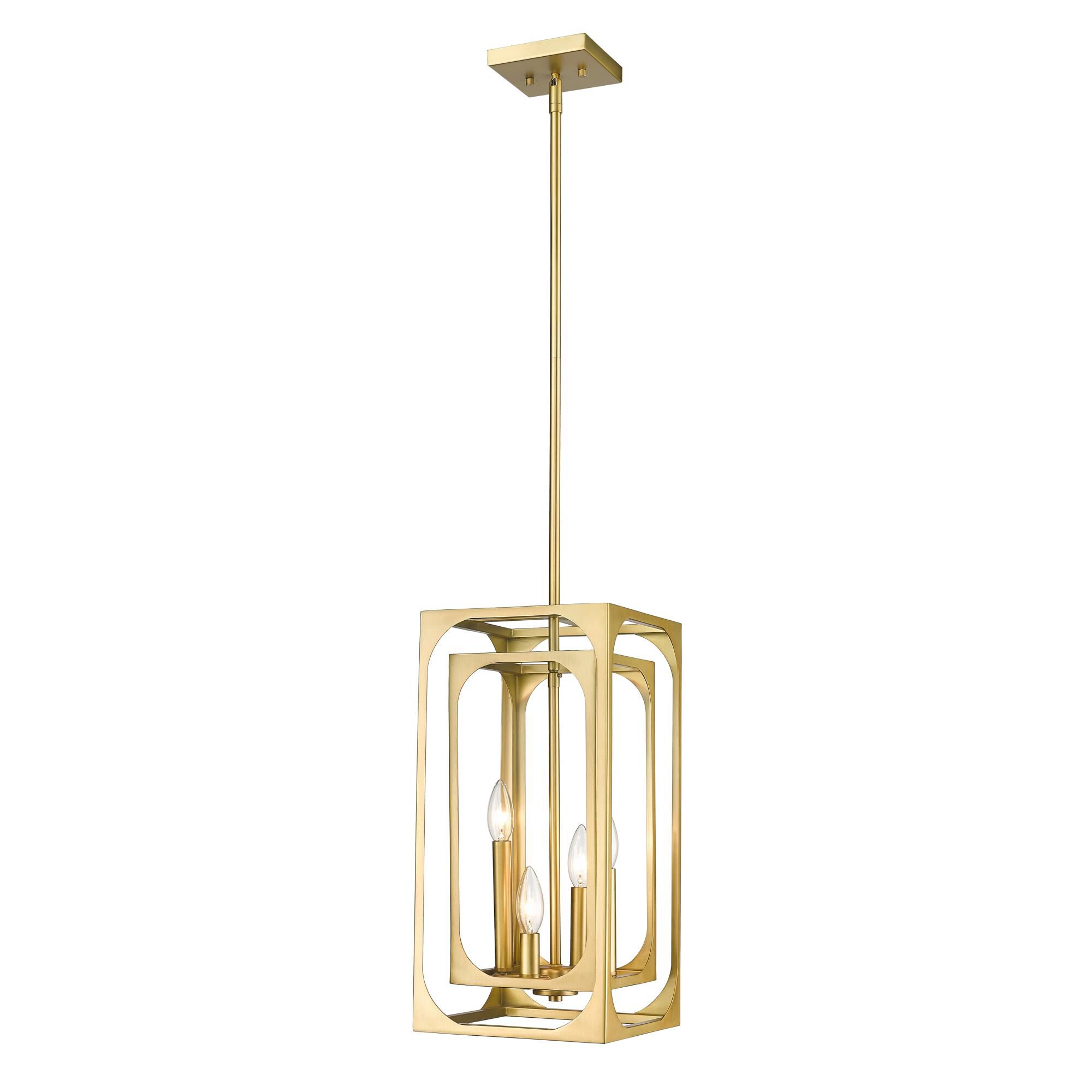 Shown in Rubbed Brass finish and Steel shade