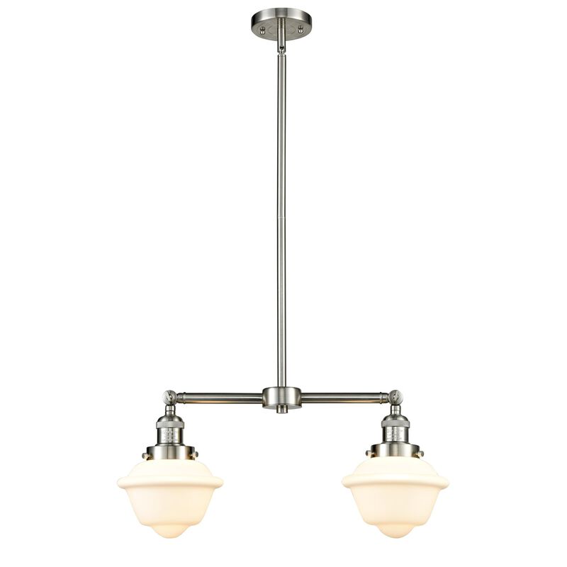 Bruno Marashlian Small Oxford 24 Inch 2 Light Chandelier by Innovations Lighting