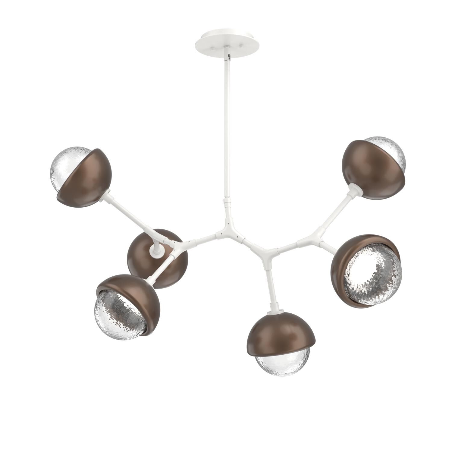 Levi Wilson Cabochon 31 Inch Linear Suspension Light by Hammerton Studio