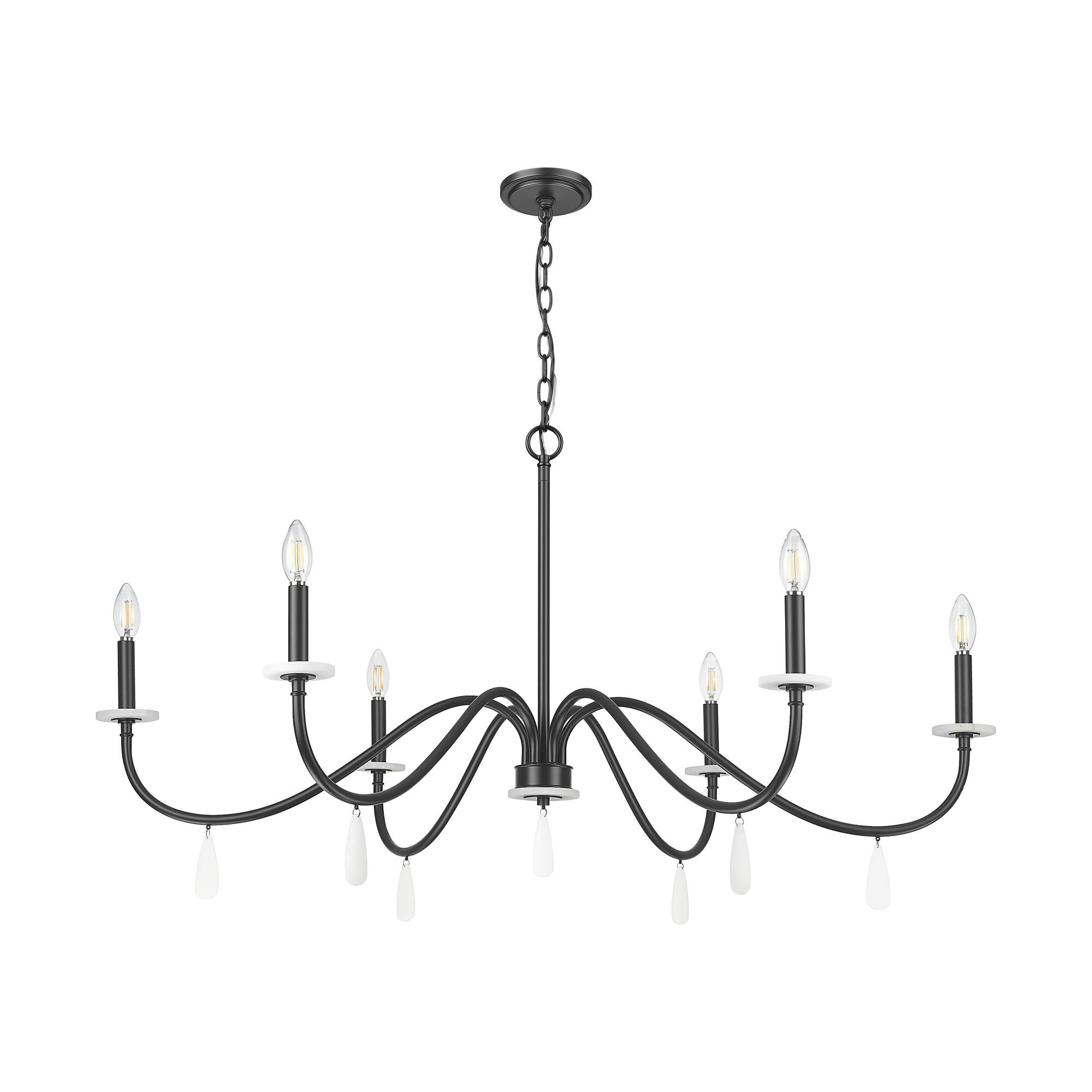 Toussant 45 Inch Chandelier by Z-lite