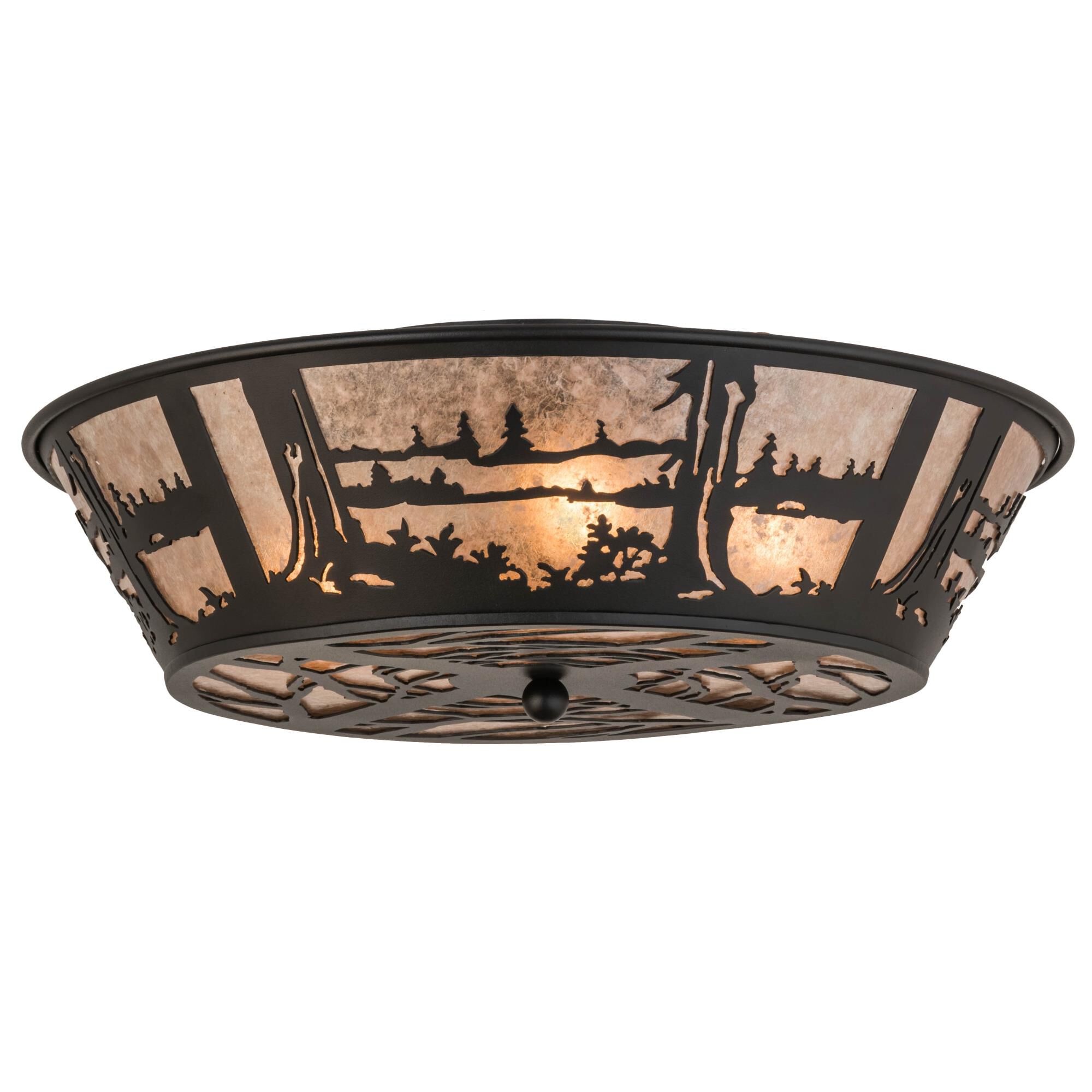 Quiet Pond 22 Inch 4 Light Flush Mount by Meyda Lighting