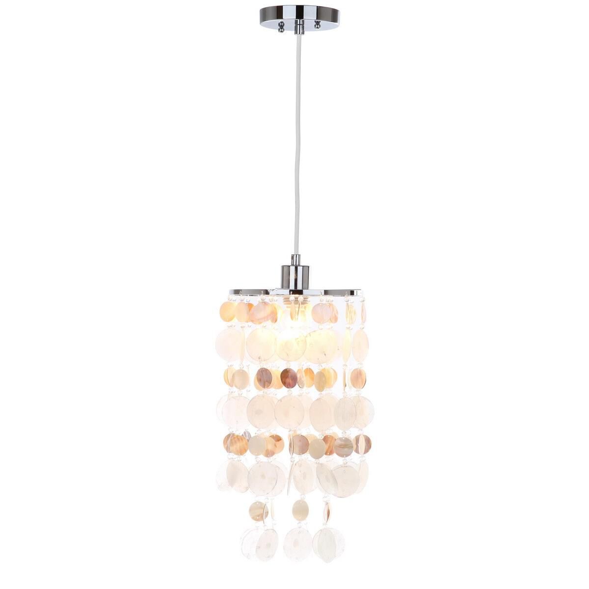 Safavieh Modern Capiz 9 Inch LED Mini Pendant