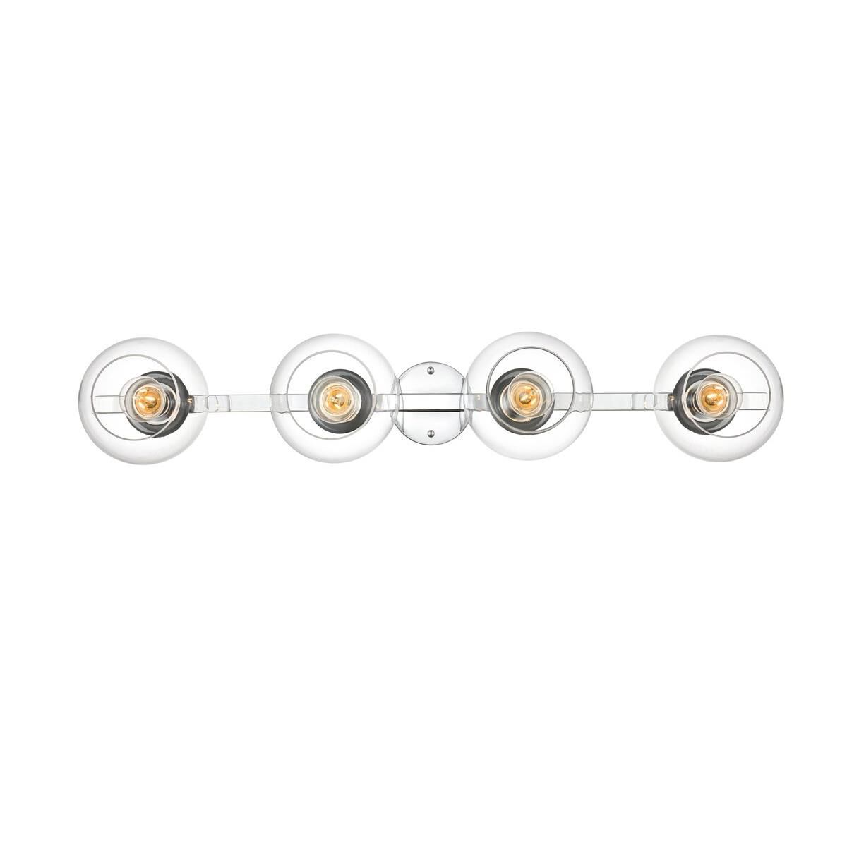 Rogelio 37 Inch 4 Light Bath Vanity Light by Elegant Lighting