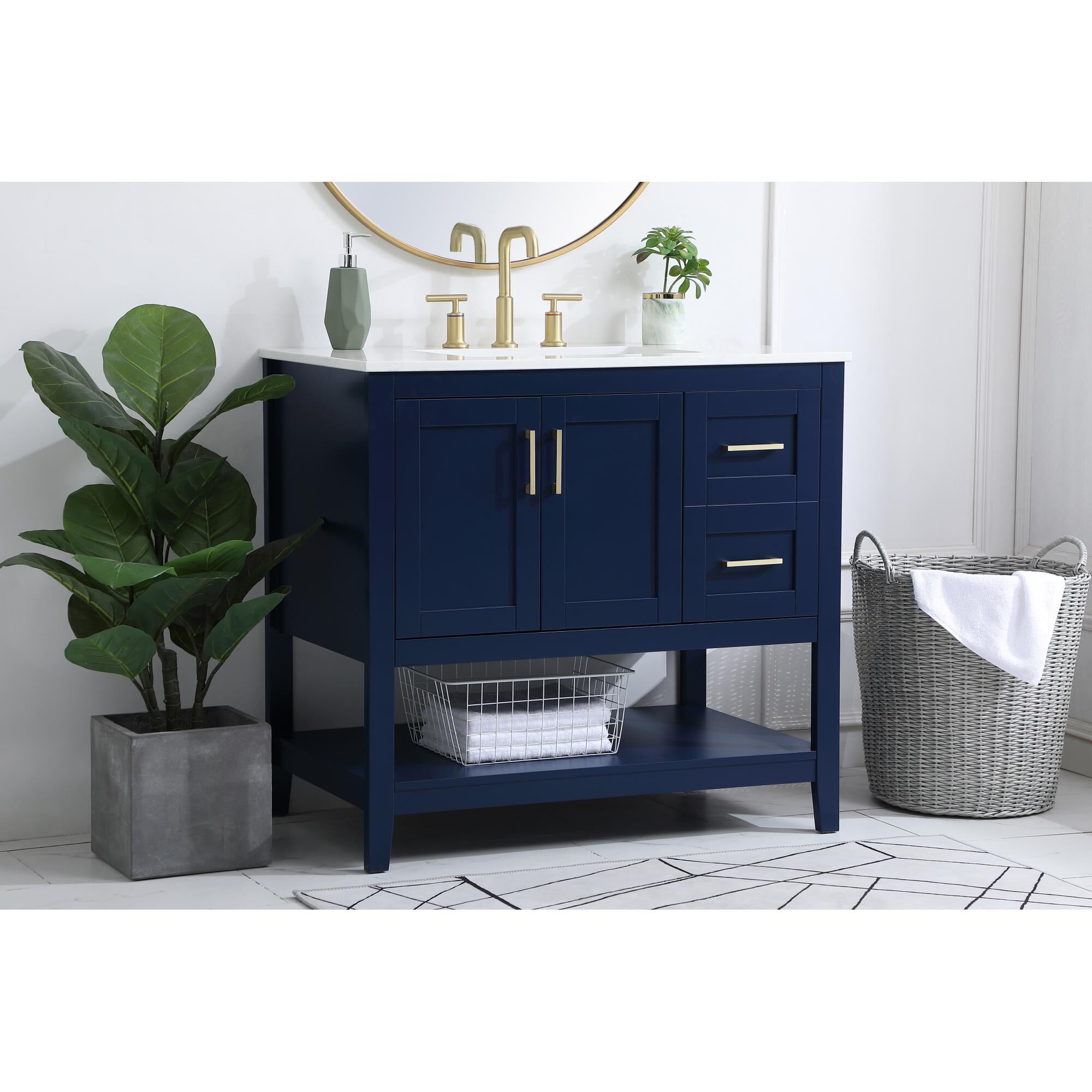 Aubrey Bath Vanity by Elegant Decor