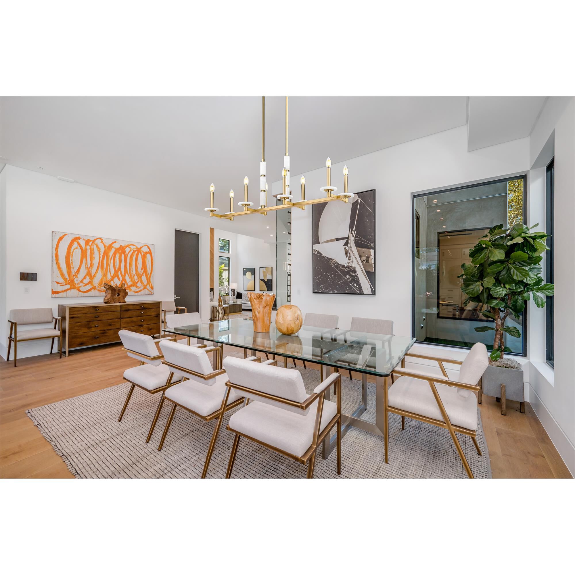 Kaden 44 Inch Linear Suspension Light by Z Lite
