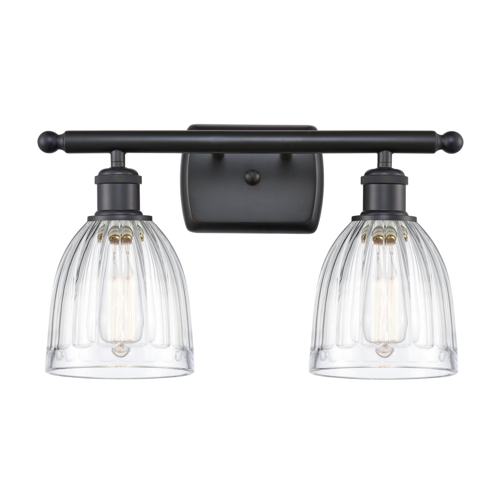 Shown in Matte Black finish and Drum glass and Glass shade