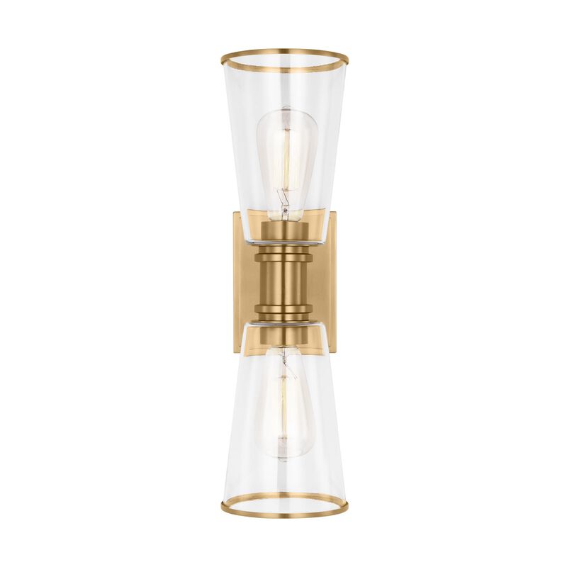 Chapman & Myers Alessa 18 Inch 2 Light Bath Vanity Light by Visual Comfort Studio
