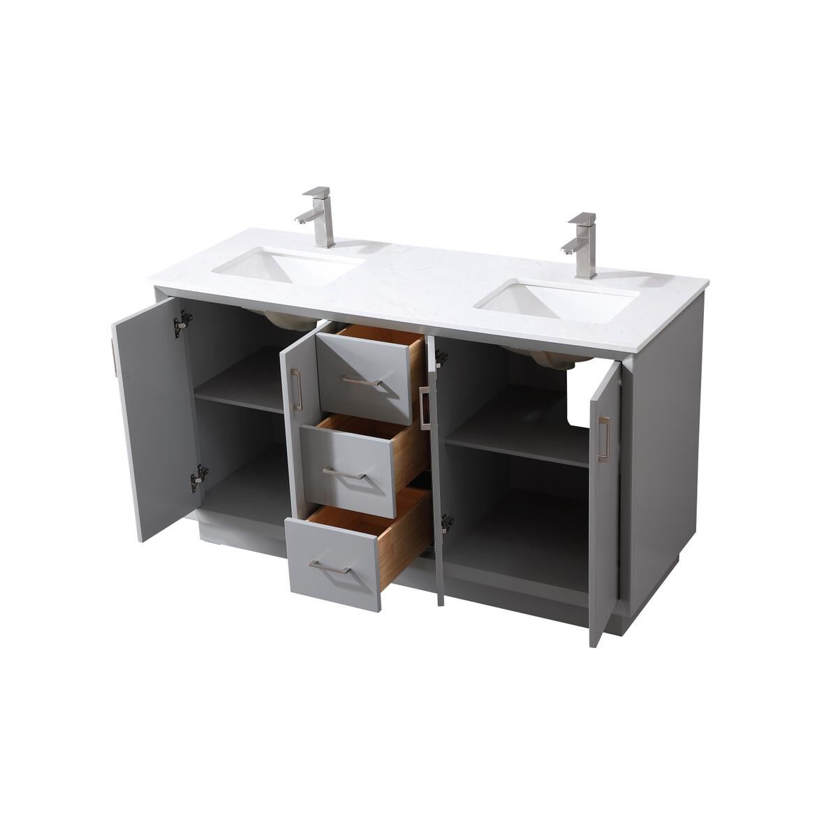 Hayes 60 Inch Bath Vanity by Elegant Decor