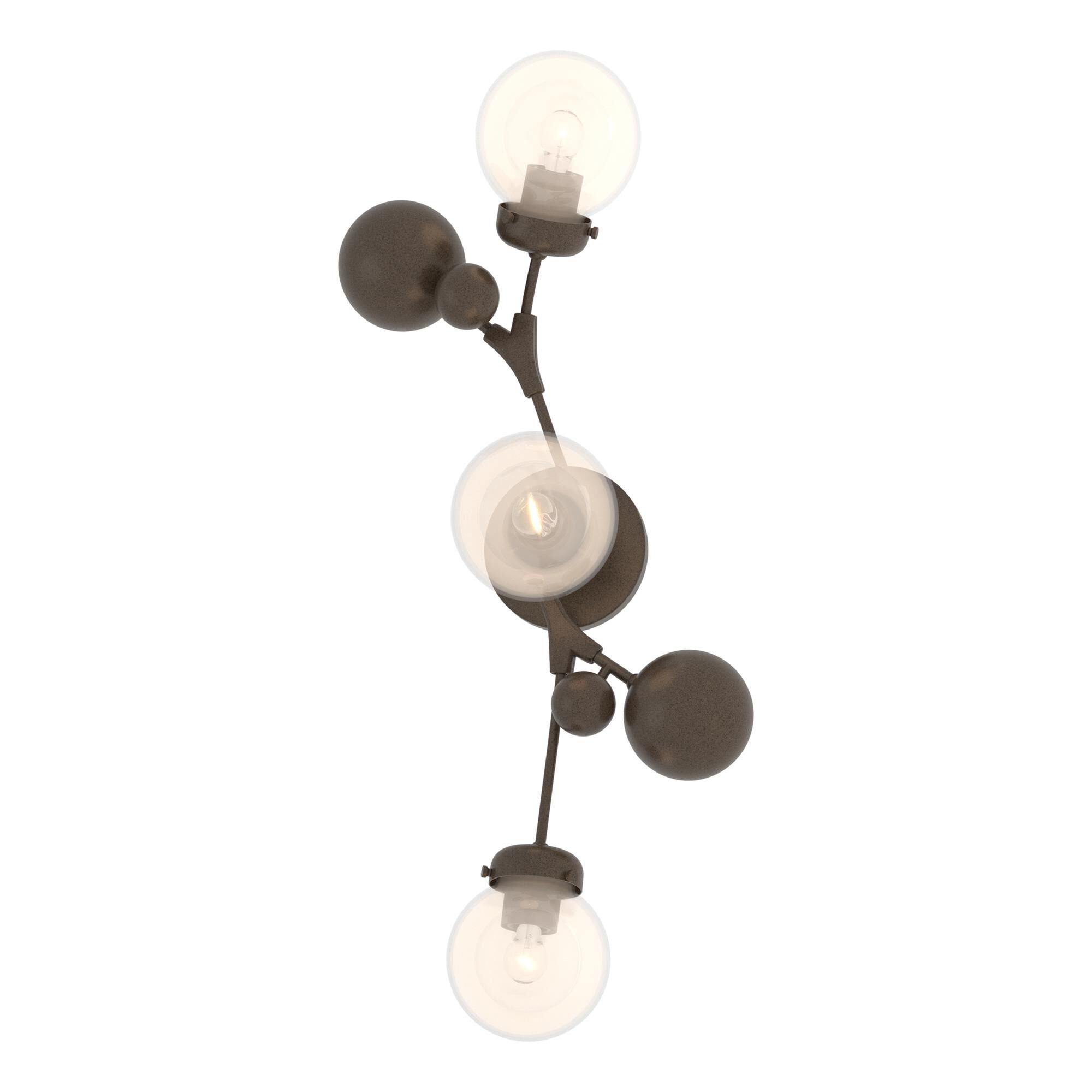 Shown in Bronze finish and Opaline glass