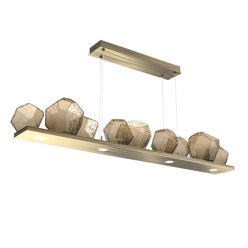 Gem 59 Inch 13 Light LED Linear Suspension Light by Hammerton Studio