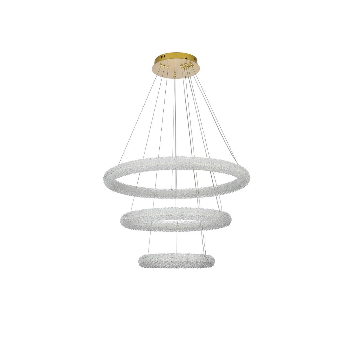Bowen 32 Inch Chandelier by Elegant Lighting